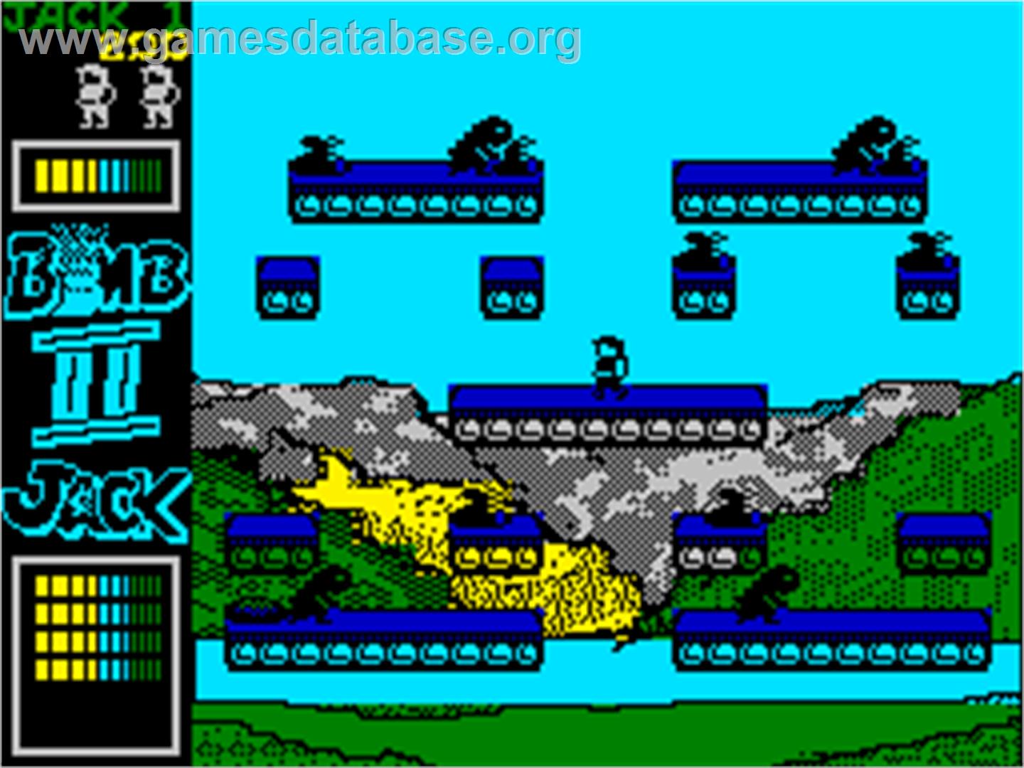 Bomb Jack II - Sinclair ZX Spectrum - Artwork - Title Screen
