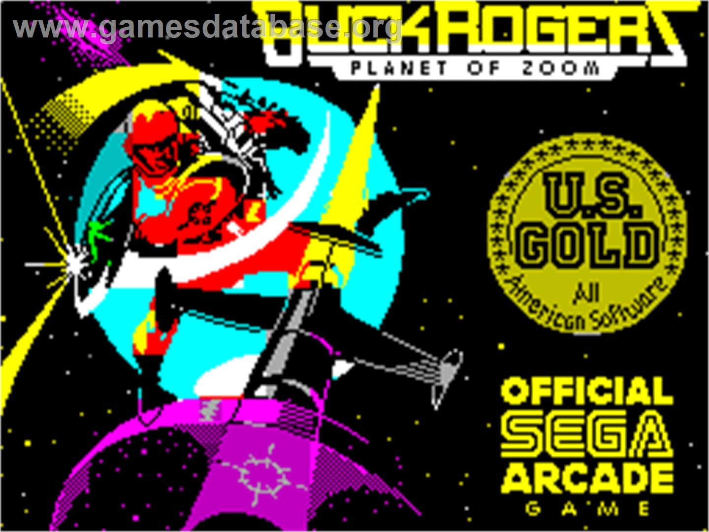 Buck Rogers: Planet of Zoom - Sinclair ZX Spectrum - Artwork - Title Screen