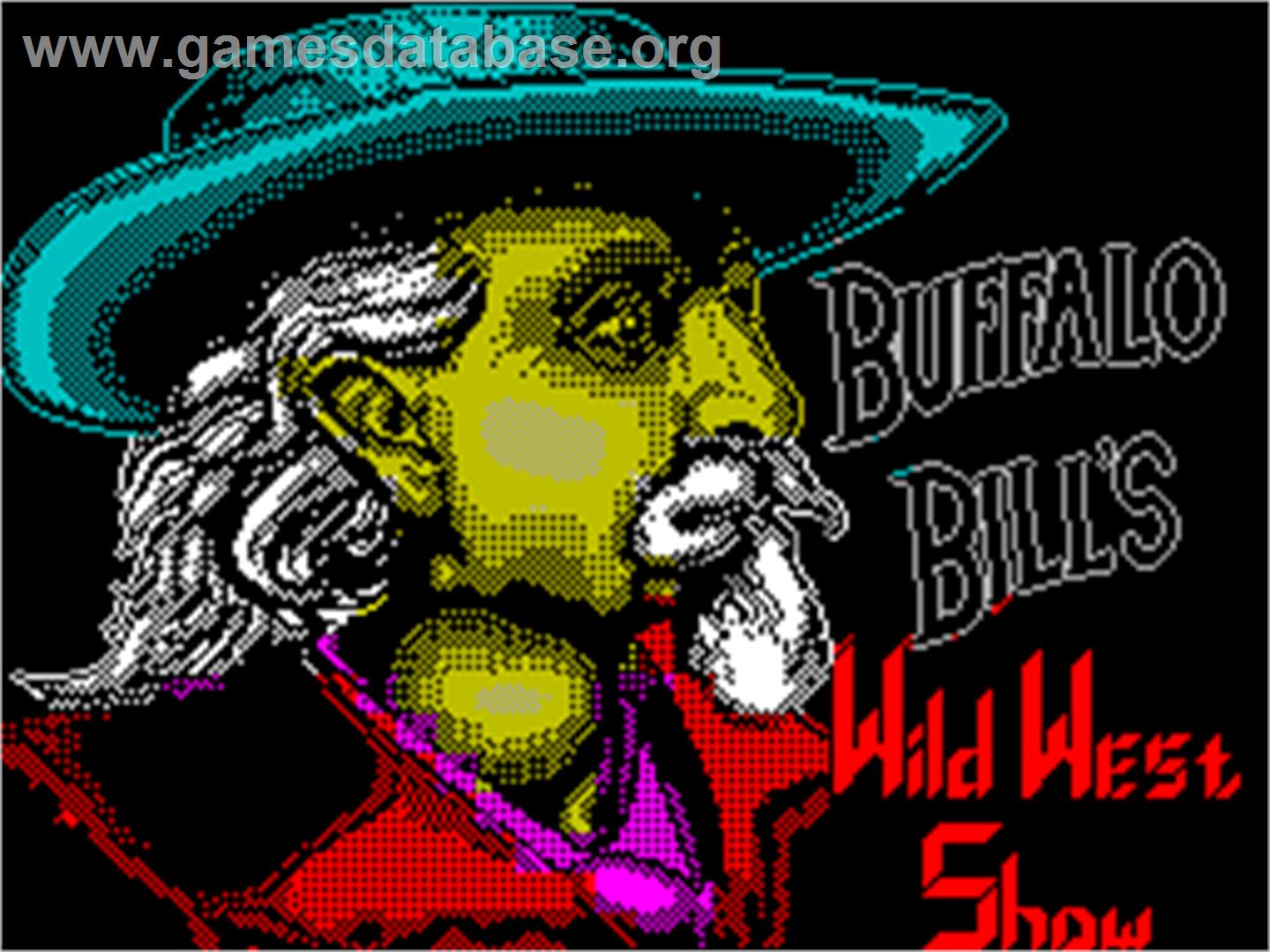Buffalo Bill's Wild West Show - Sinclair ZX Spectrum - Artwork - Title Screen
