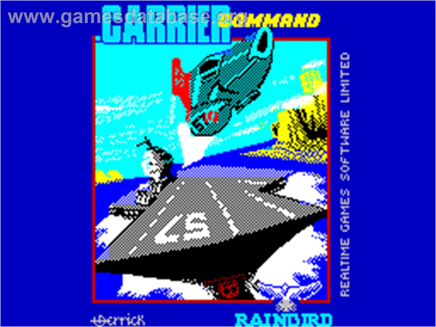 Carrier Command - Sinclair ZX Spectrum - Artwork - Title Screen