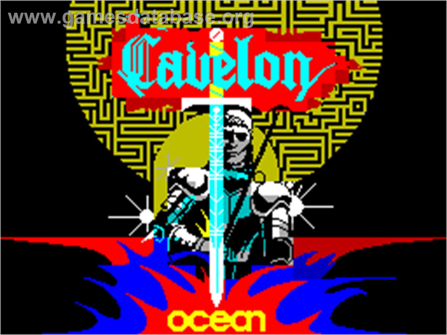 Cavelon - Sinclair ZX Spectrum - Artwork - Title Screen