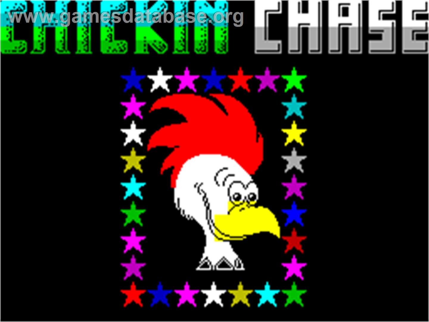 Chickin Chase - Sinclair ZX Spectrum - Artwork - Title Screen