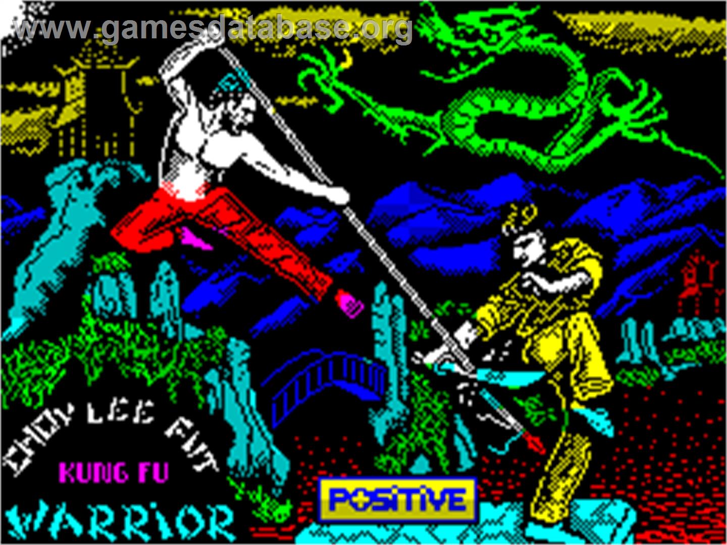 Choy-Lee-Fut Kung-Fu Warrior - Sinclair ZX Spectrum - Artwork - Title Screen