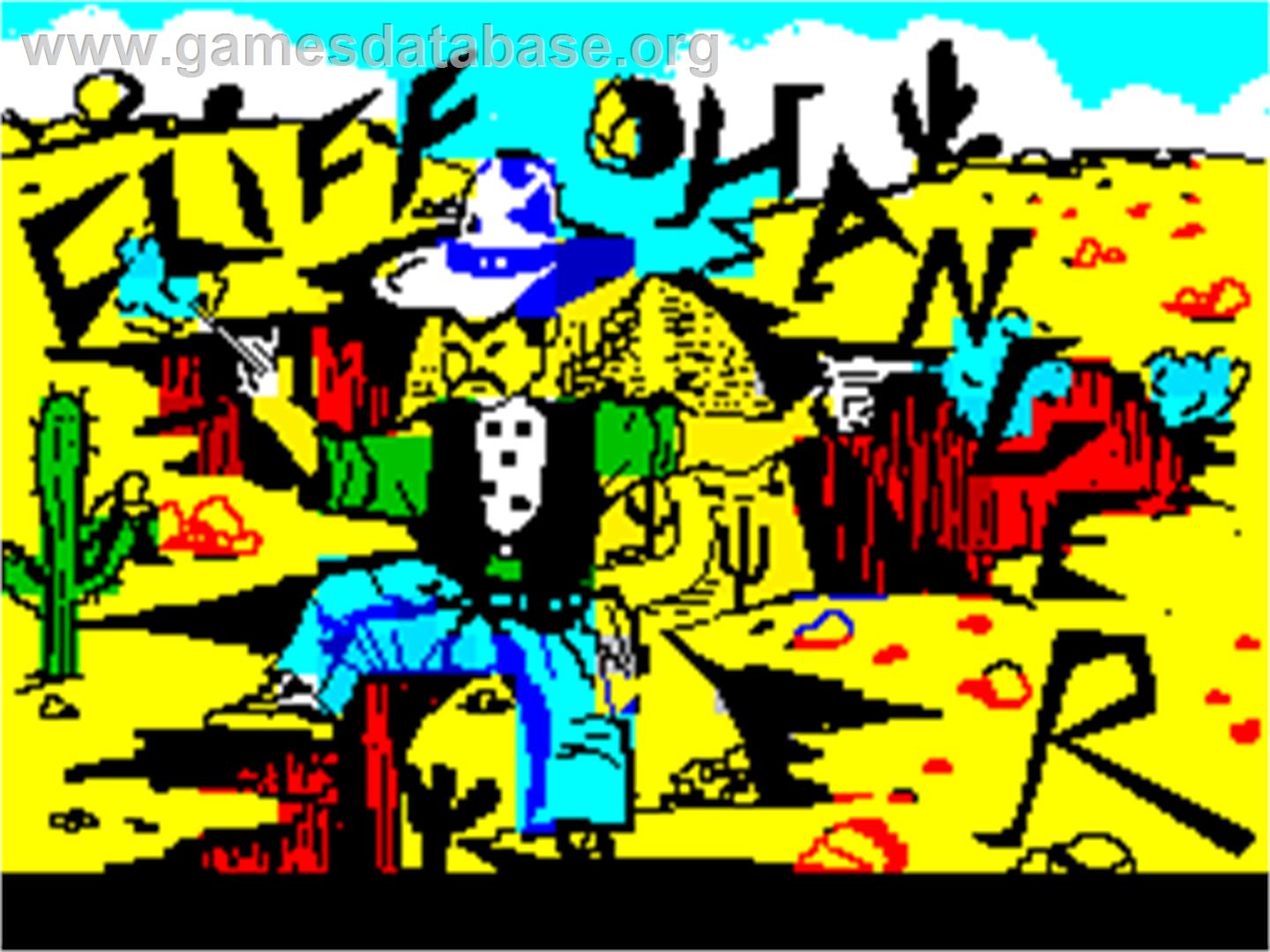 Cliff Hanger - Sinclair ZX Spectrum - Artwork - Title Screen