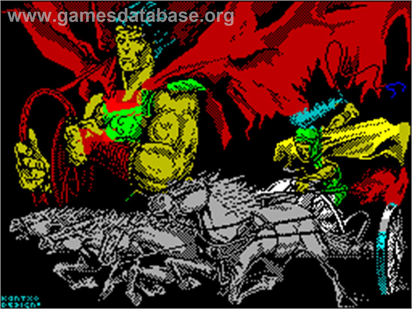 Coliseum - Sinclair ZX Spectrum - Artwork - Title Screen