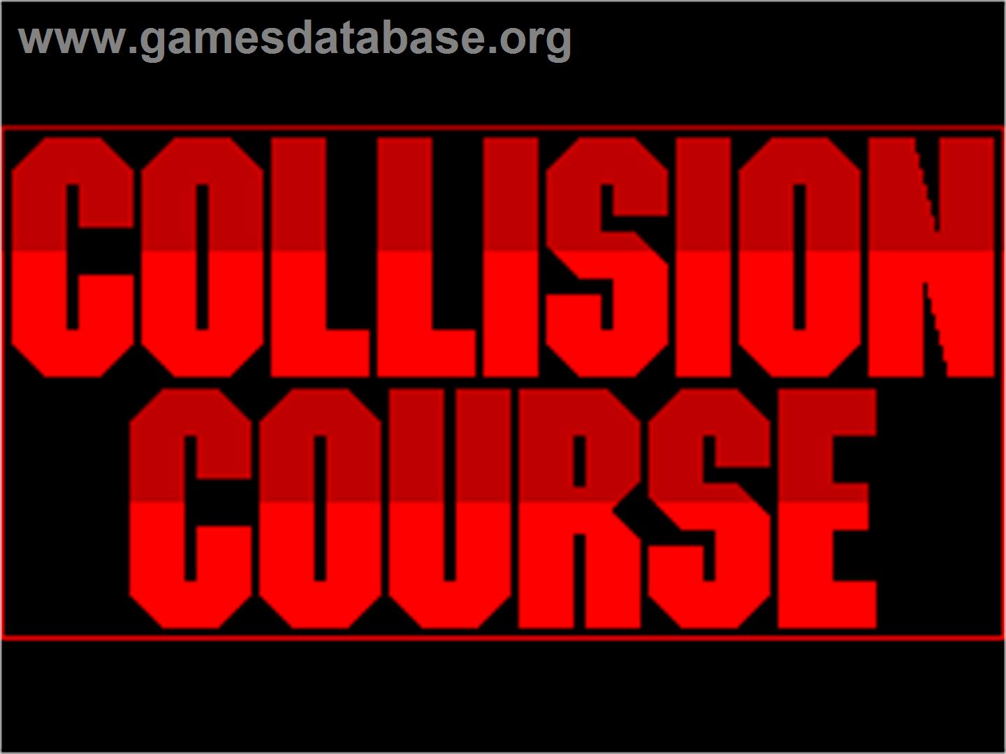 Collision Course - Sinclair ZX Spectrum - Artwork - Title Screen