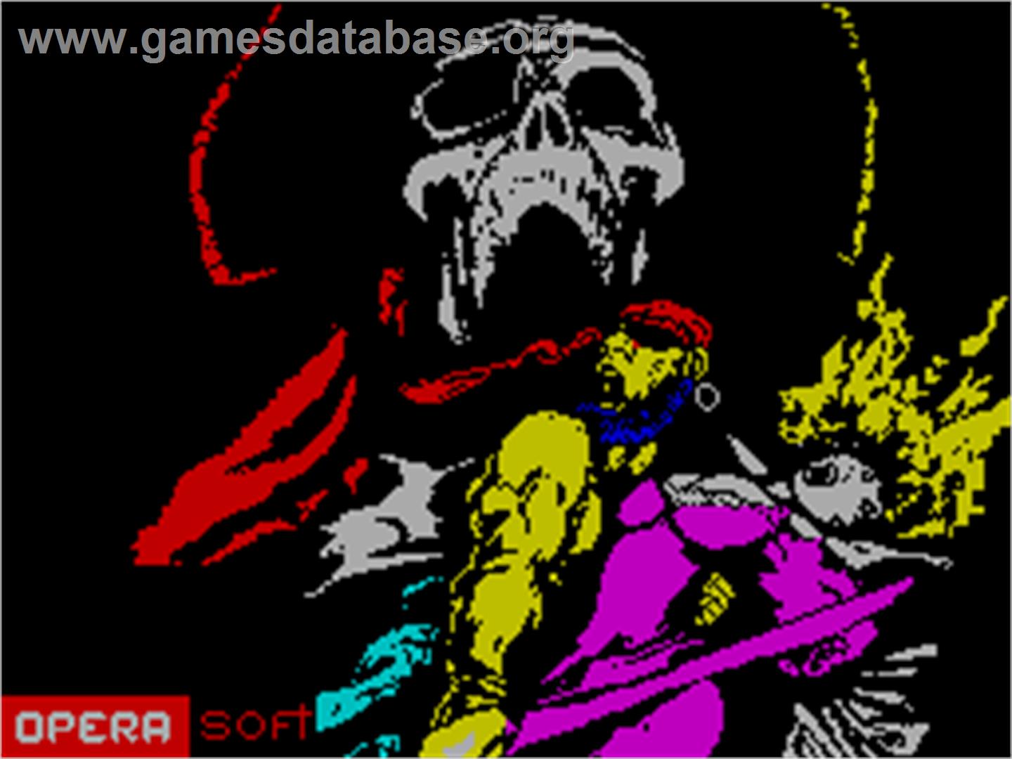 Corsarios - Sinclair ZX Spectrum - Artwork - Title Screen