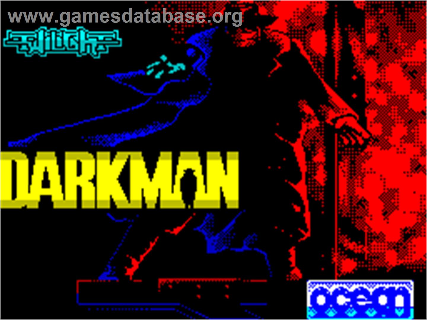 Darkman - Sinclair ZX Spectrum - Artwork - Title Screen