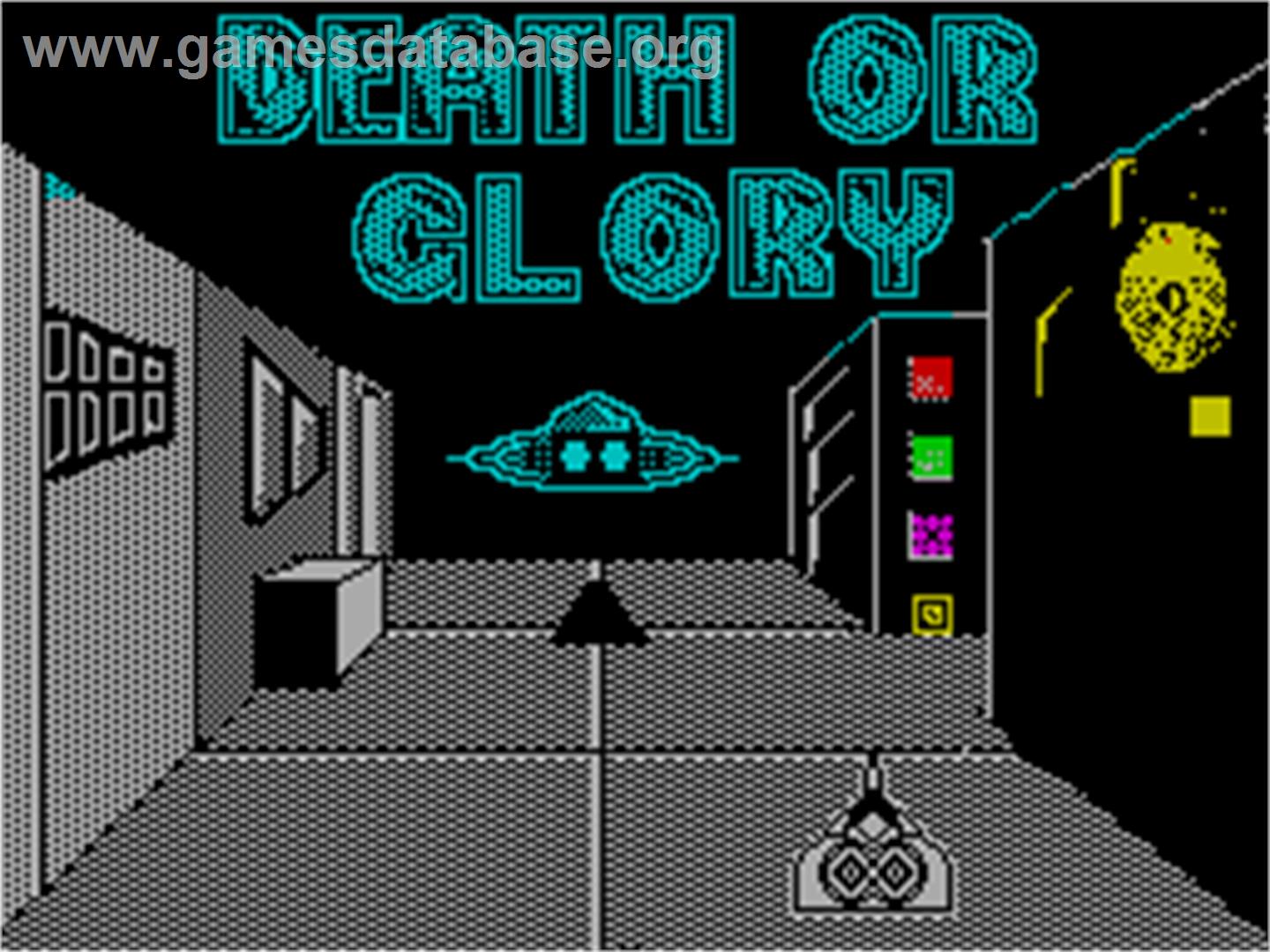 Death or Glory - Sinclair ZX Spectrum - Artwork - Title Screen