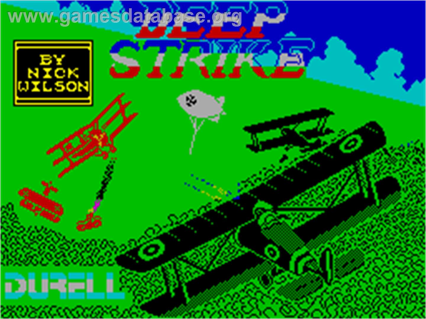Deep Strike - Sinclair ZX Spectrum - Artwork - Title Screen