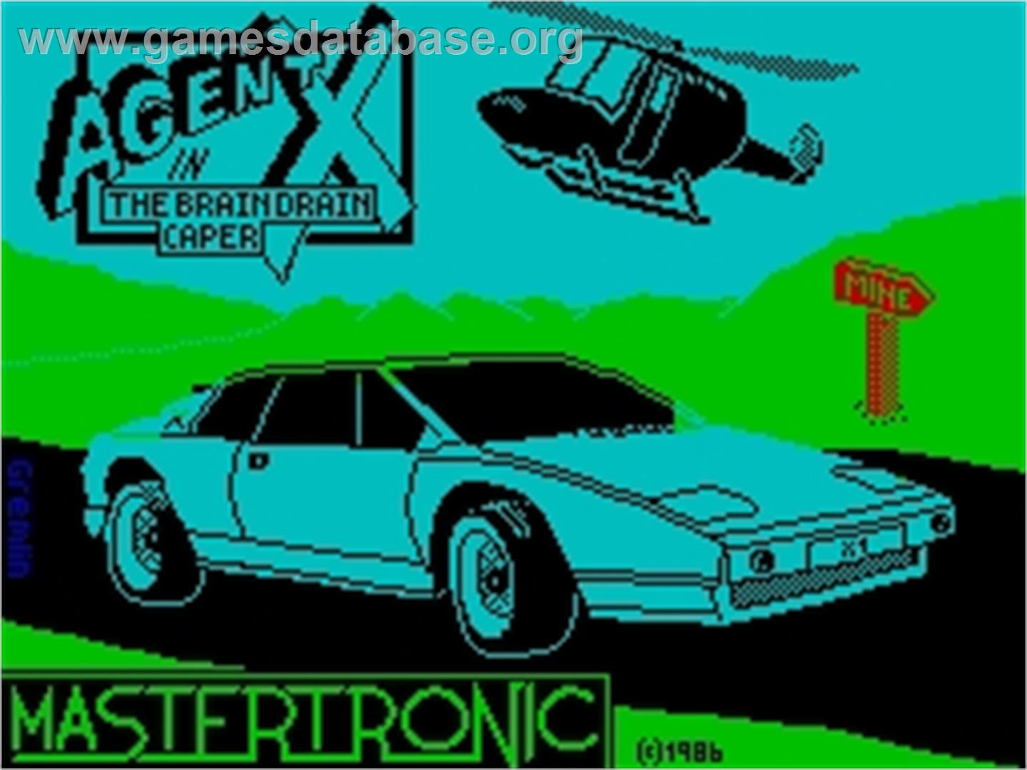 Devon Aire in the Hidden Diamond Caper - Sinclair ZX Spectrum - Artwork - Title Screen