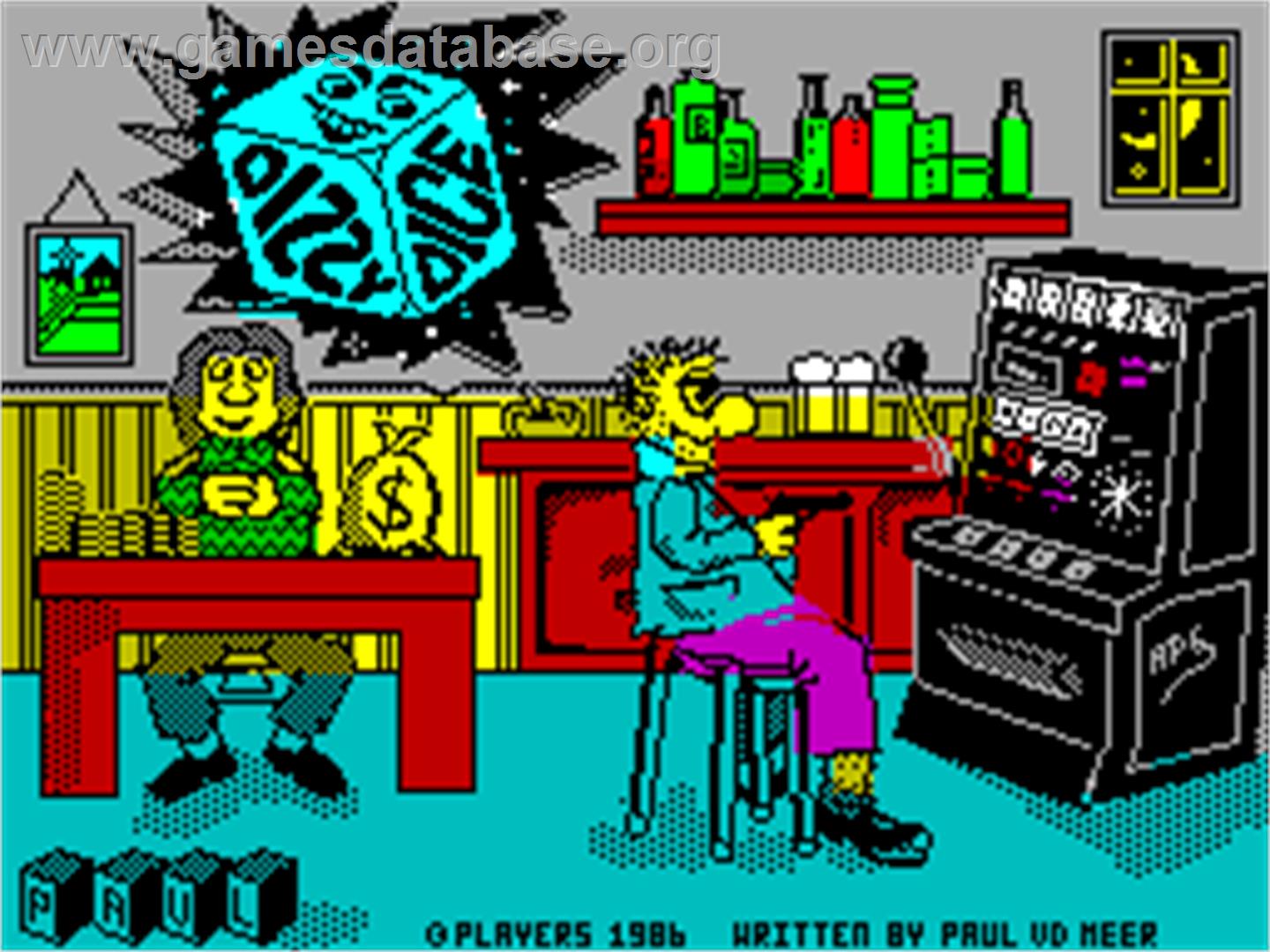 Dizzy Dice - Sinclair ZX Spectrum - Artwork - Title Screen