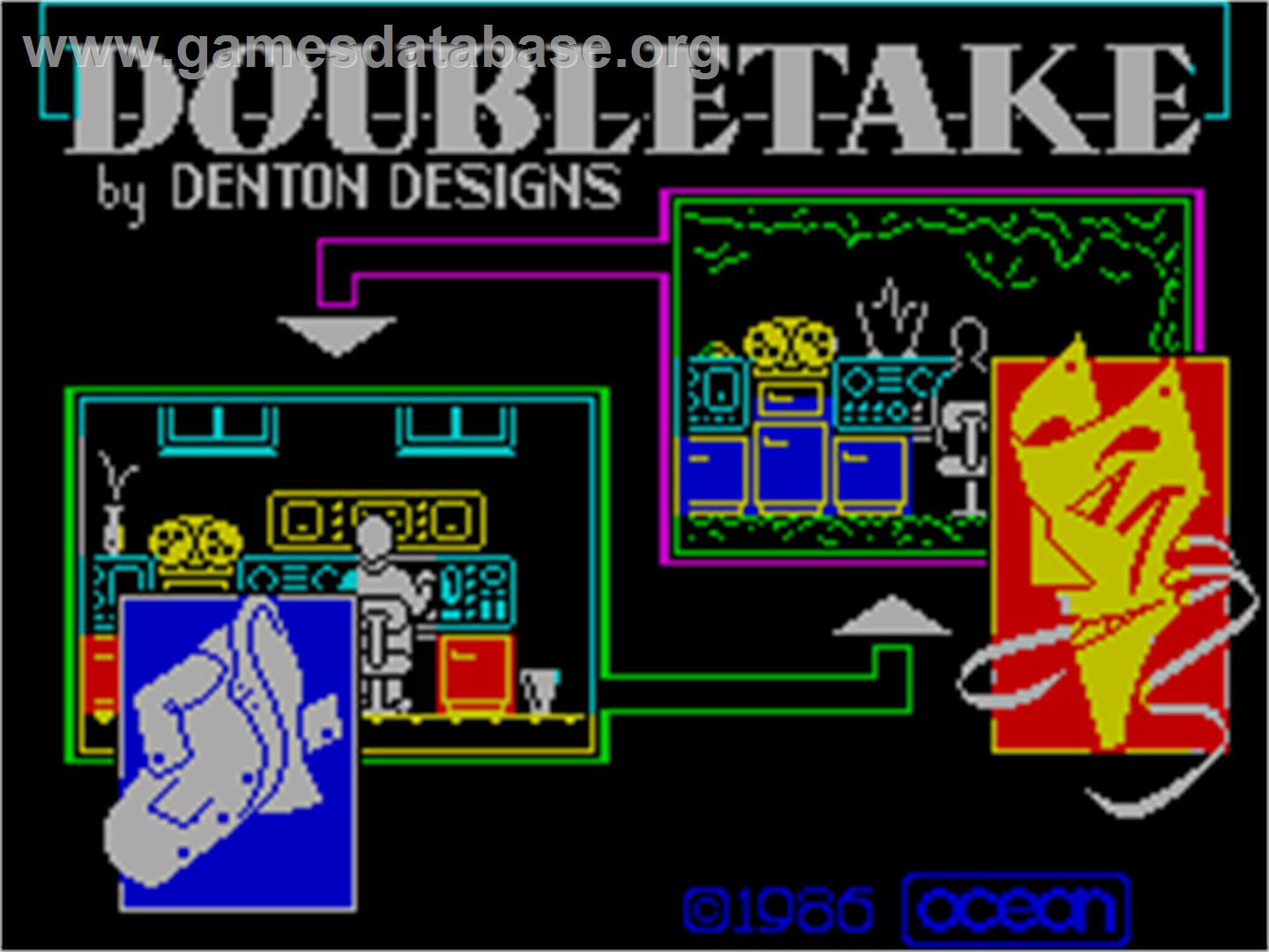 Double Take - Sinclair ZX Spectrum - Artwork - Title Screen