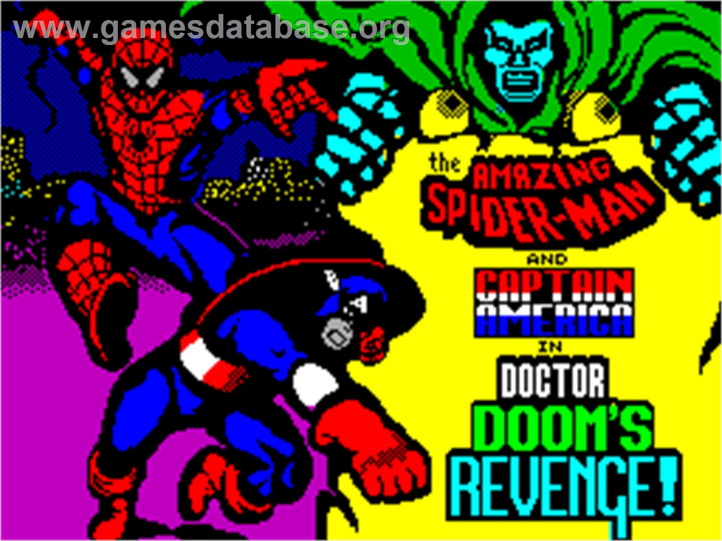 Dr. Doom's Revenge - Sinclair ZX Spectrum - Artwork - Title Screen