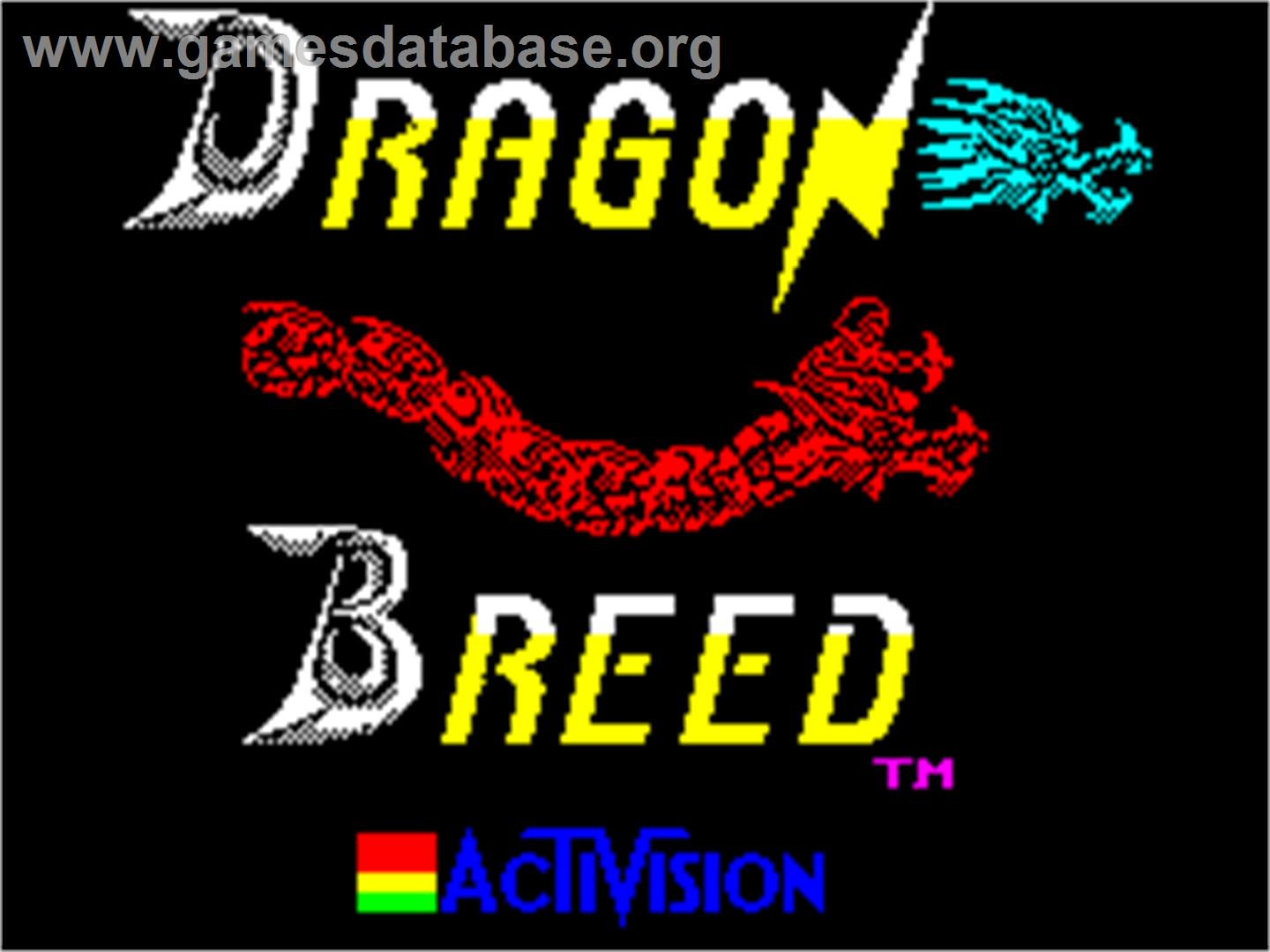 Dragon Breed - Sinclair ZX Spectrum - Artwork - Title Screen