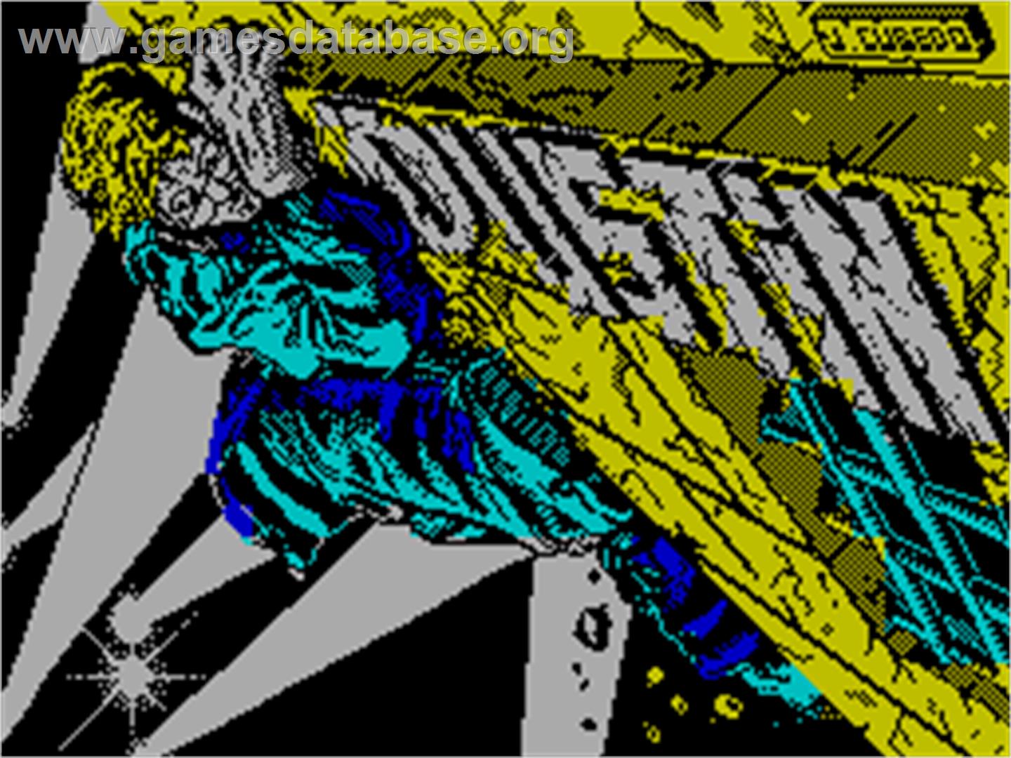 Dustin - Sinclair ZX Spectrum - Artwork - Title Screen