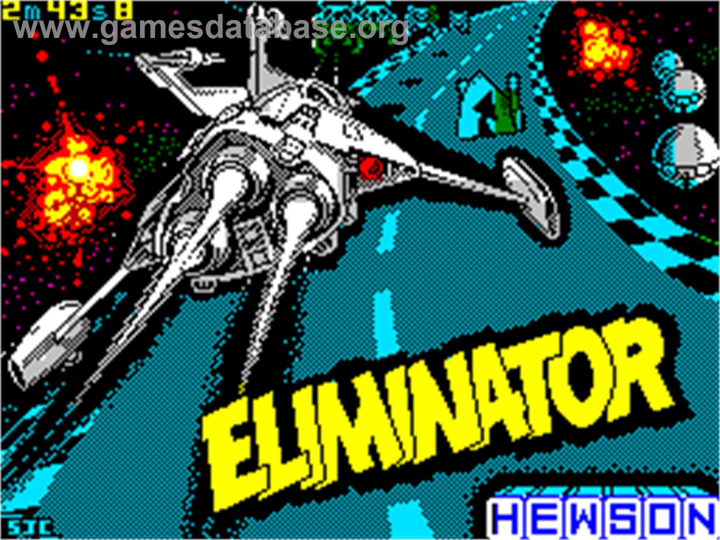 Eliminator - Sinclair ZX Spectrum - Artwork - Title Screen