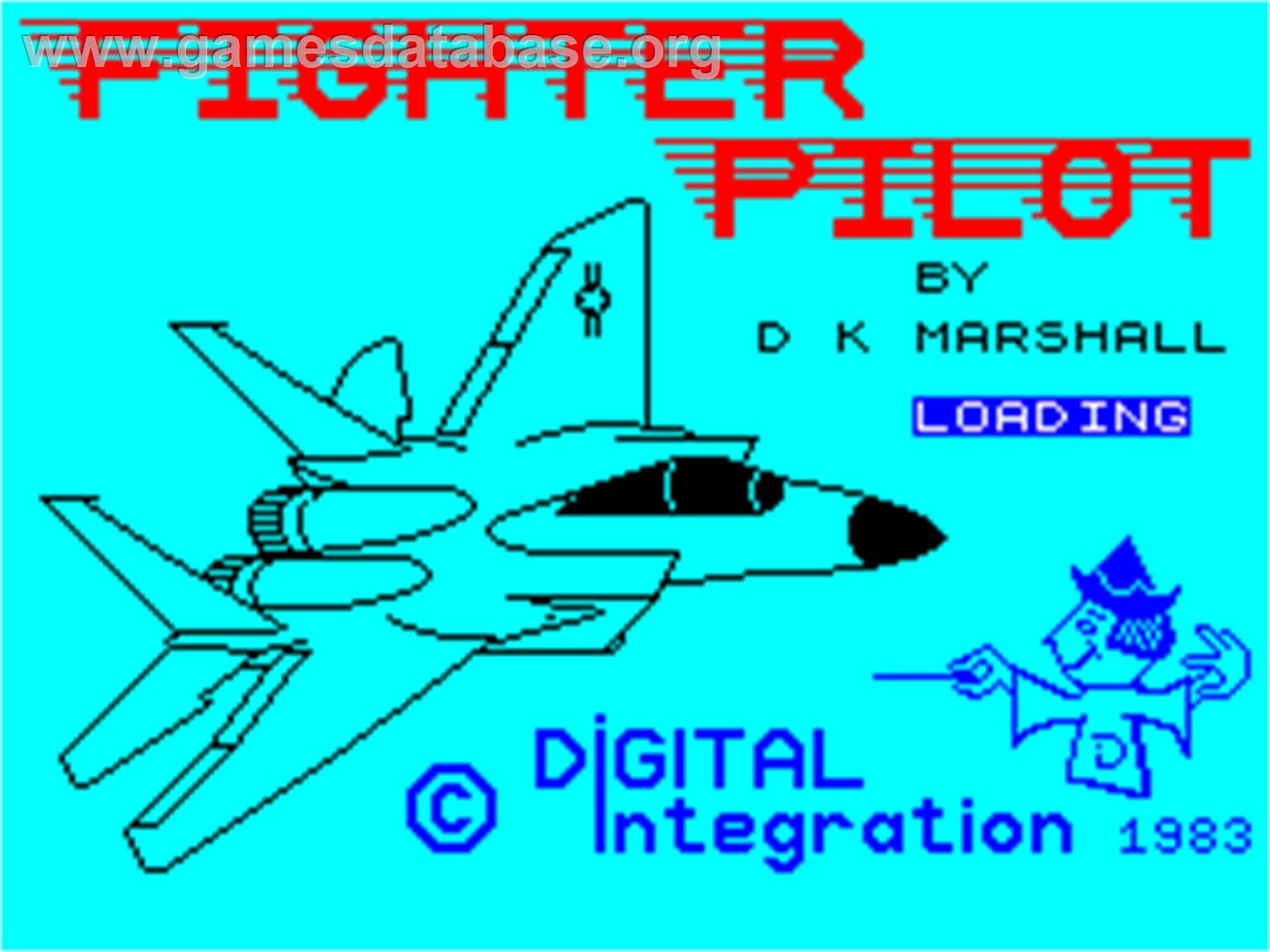 Fighter Pilot - Sinclair ZX Spectrum - Artwork - Title Screen