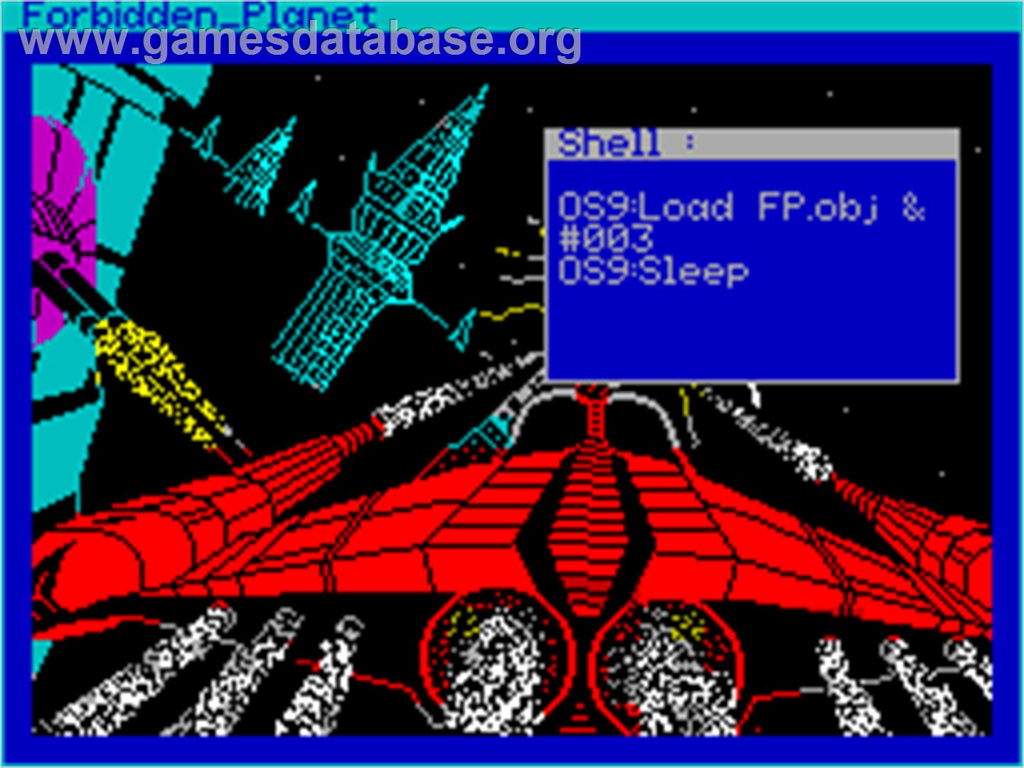 Forbidden Planet - Sinclair ZX Spectrum - Artwork - Title Screen