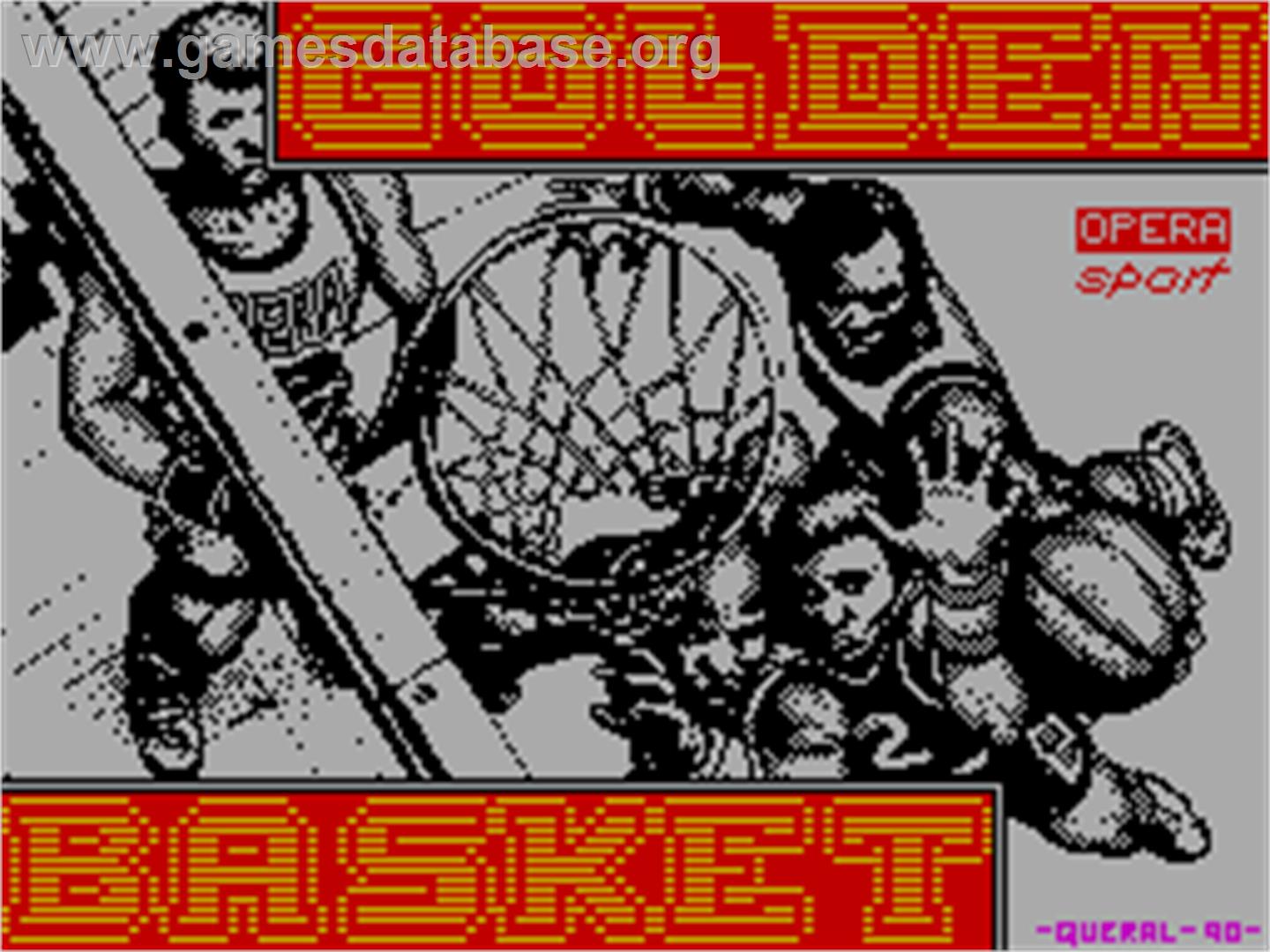 Golden Basket - Sinclair ZX Spectrum - Artwork - Title Screen