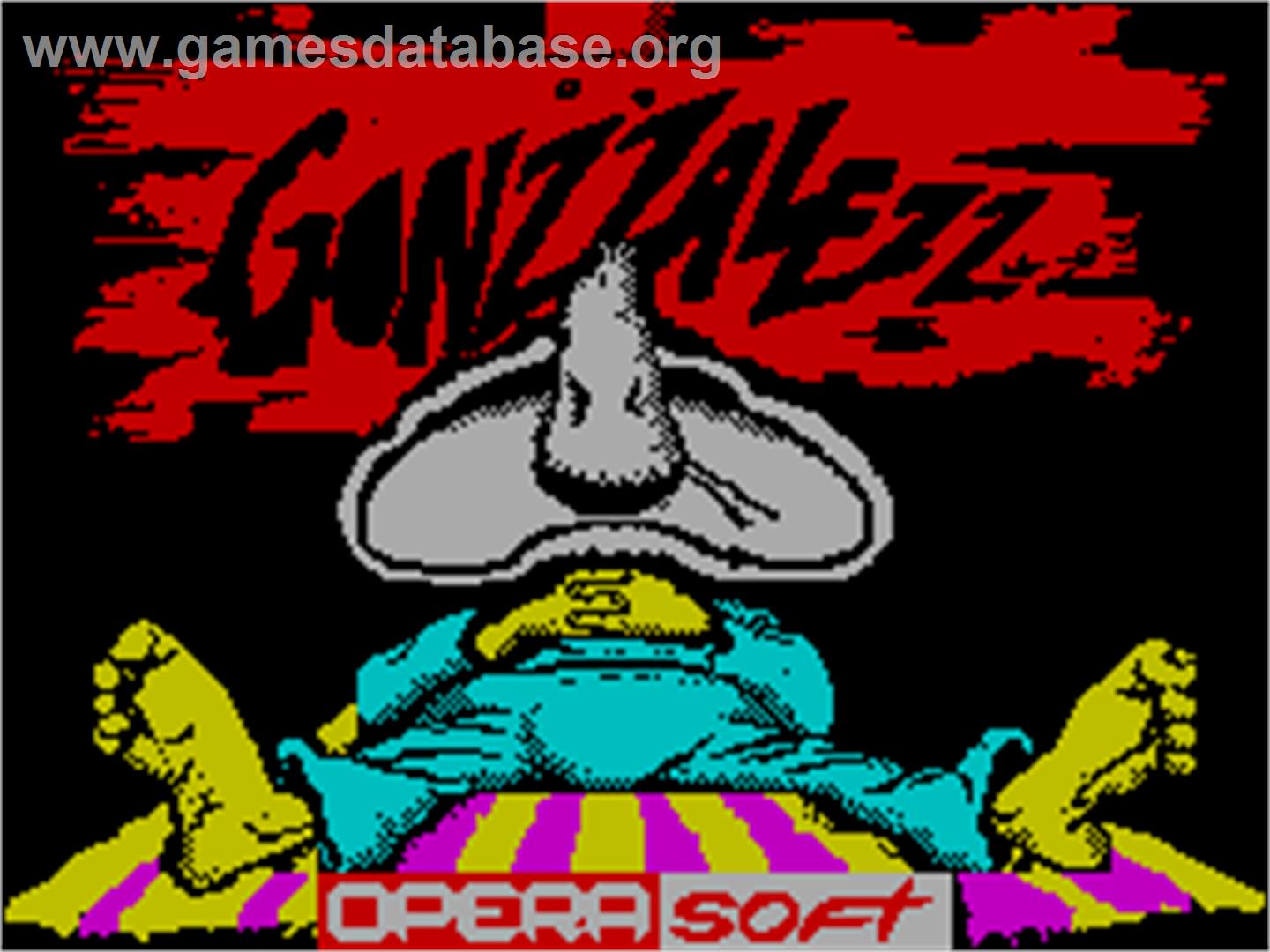 Gonzzalezz - Sinclair ZX Spectrum - Artwork - Title Screen