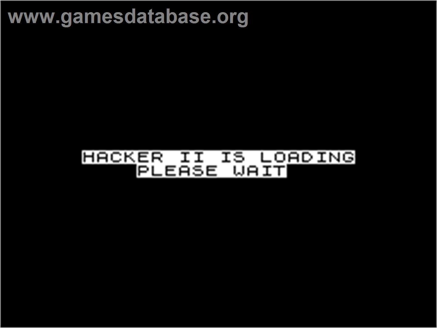 Hacker II: The Doomsday Papers - Sinclair ZX Spectrum - Artwork - Title Screen