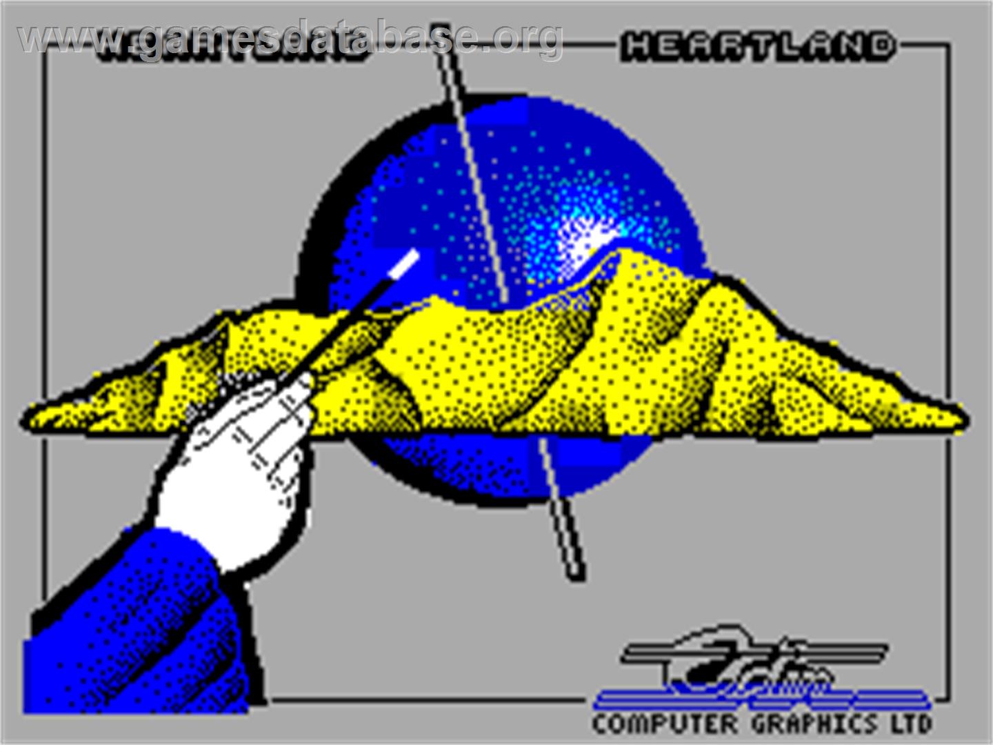 Heartland - Sinclair ZX Spectrum - Artwork - Title Screen