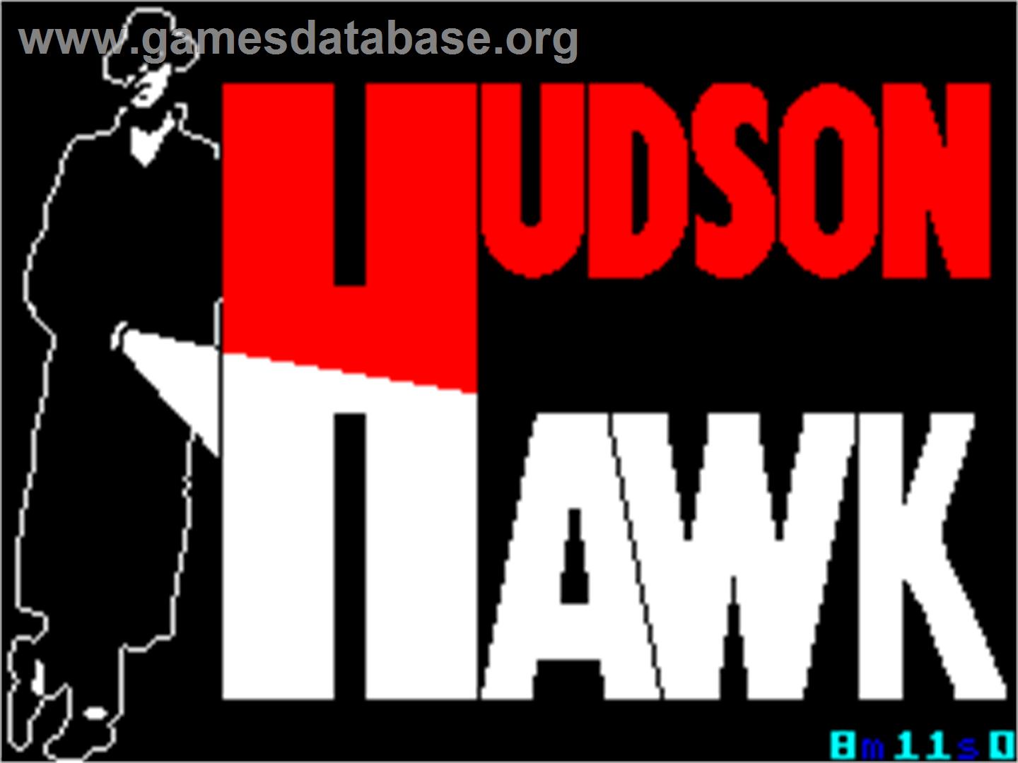 Hudson Hawk - Sinclair ZX Spectrum - Artwork - Title Screen