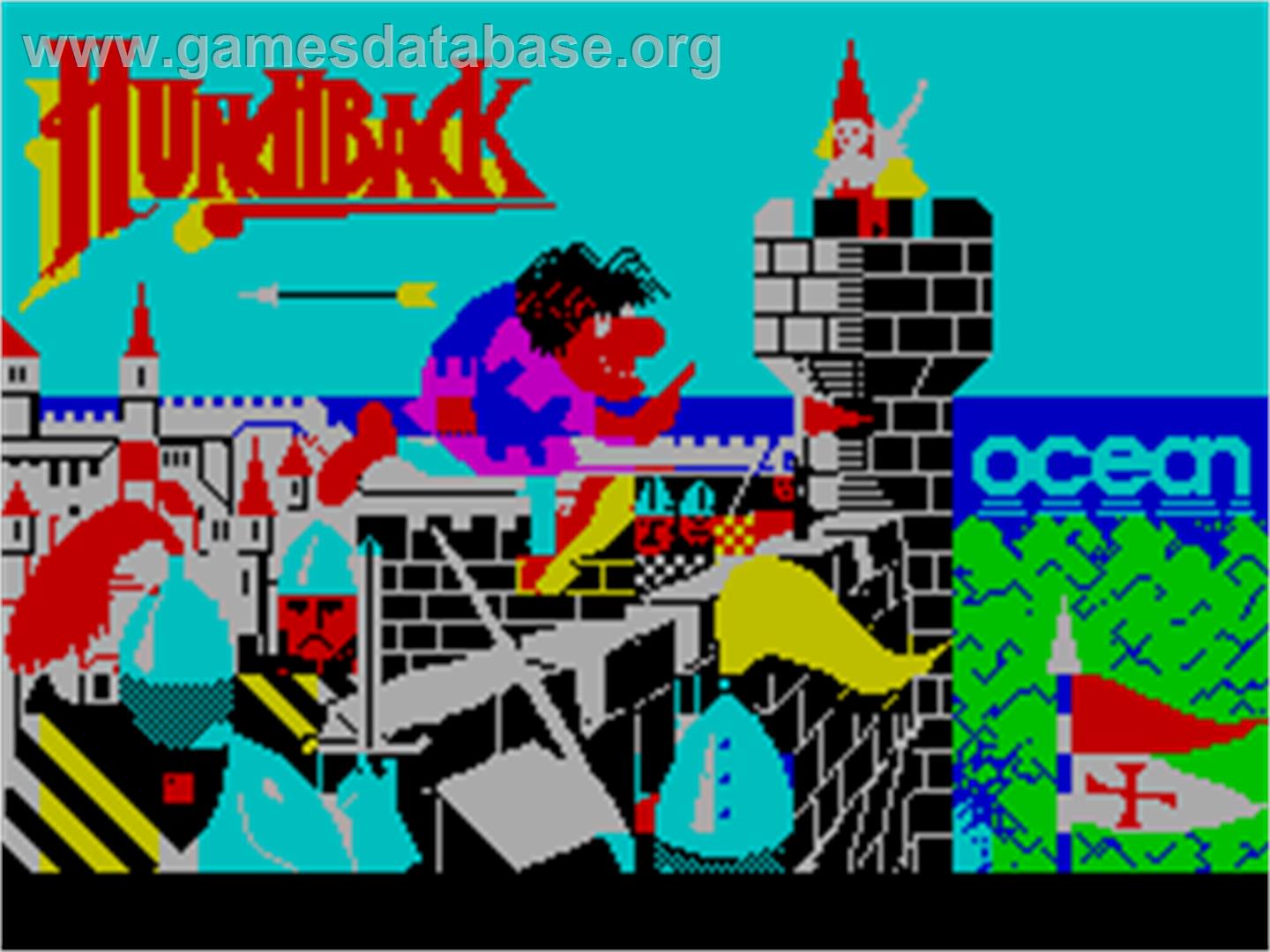Hunchback: the Adventure - Sinclair ZX Spectrum - Artwork - Title Screen