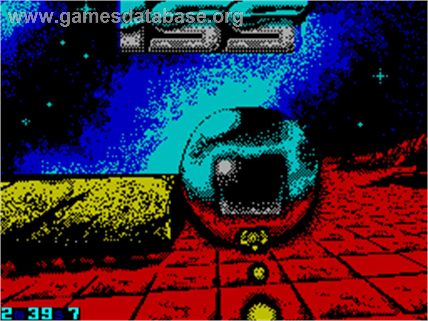 Incredible Shrinking Sphere - Sinclair ZX Spectrum - Artwork - Title Screen