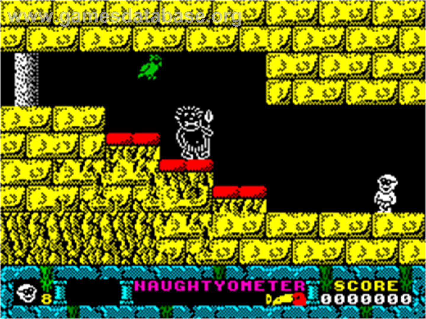 Jack the Nipper 2: In Coconut Capers - Sinclair ZX Spectrum - Artwork - Title Screen