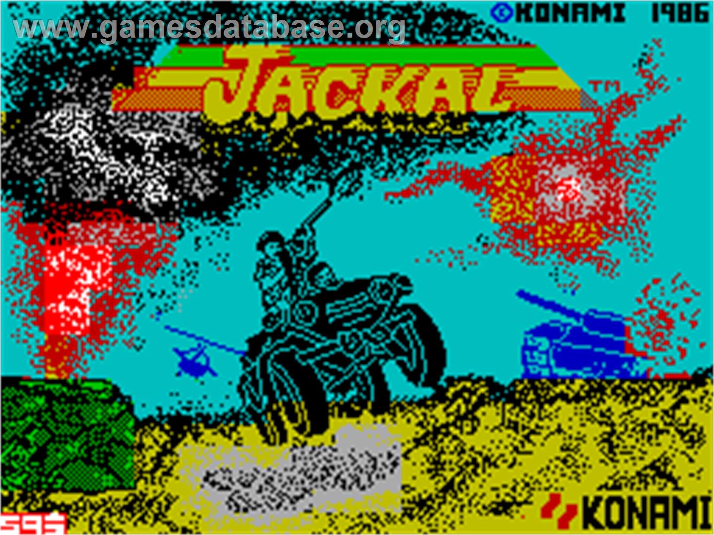 Jackal - Sinclair ZX Spectrum - Artwork - Title Screen