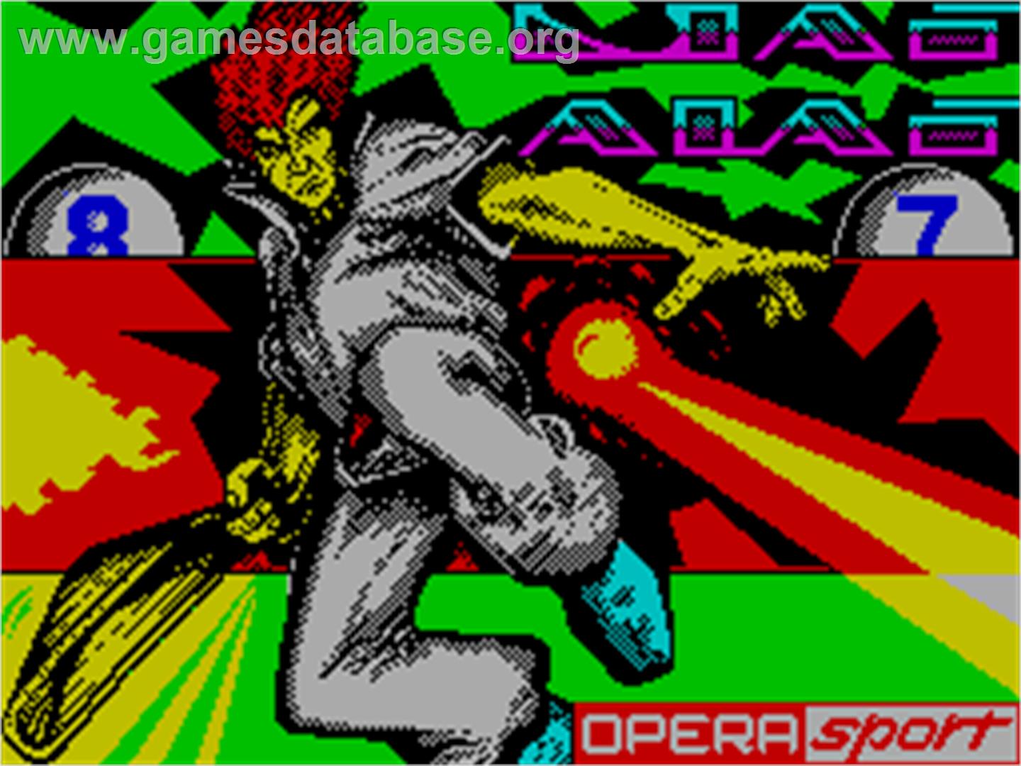 Jai Alai - Sinclair ZX Spectrum - Artwork - Title Screen