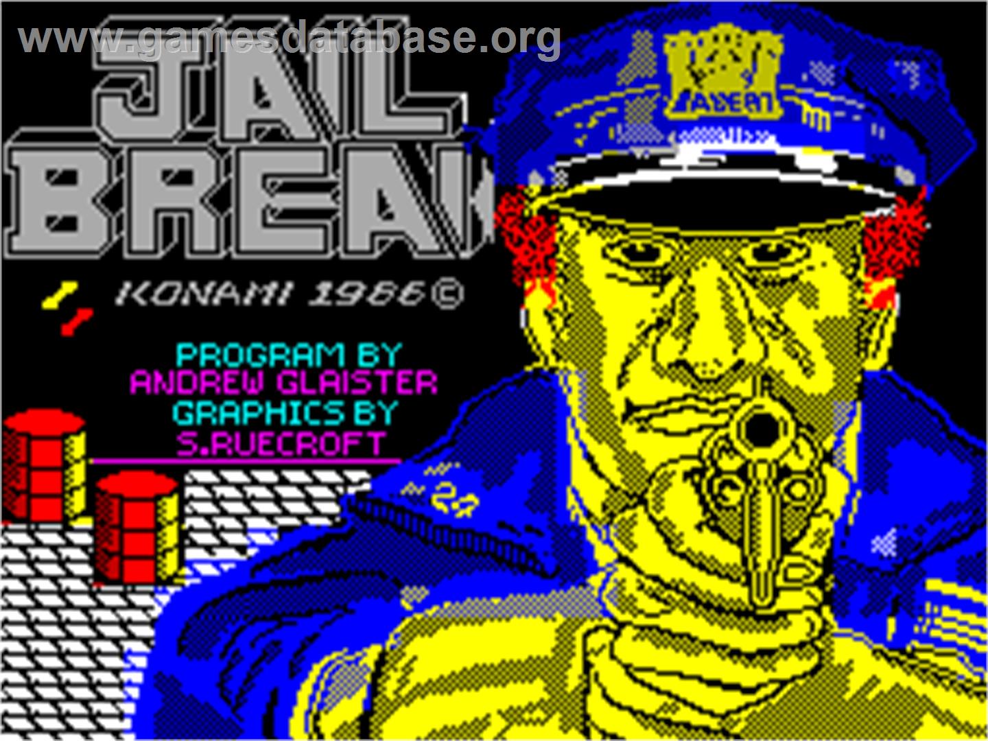 Jail Break - Sinclair ZX Spectrum - Artwork - Title Screen