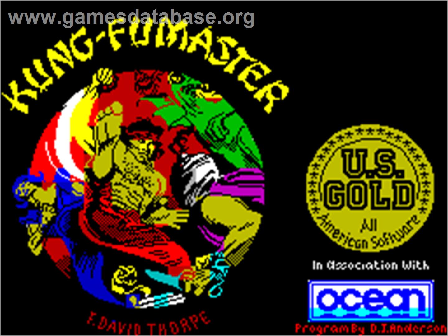 Kung-Fu Master - Sinclair ZX Spectrum - Artwork - Title Screen