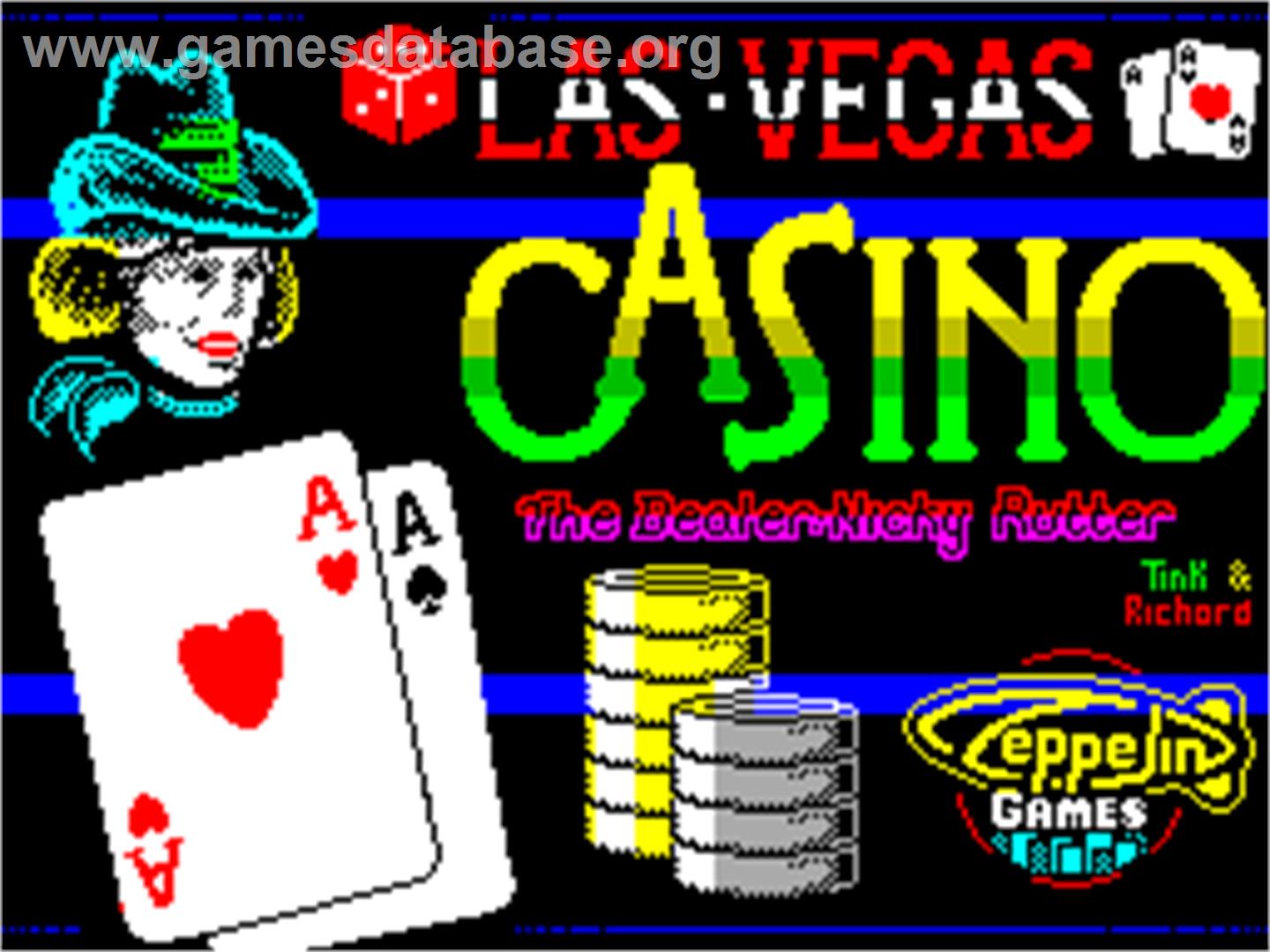 Las Vegas Video Poker - Sinclair ZX Spectrum - Artwork - Title Screen