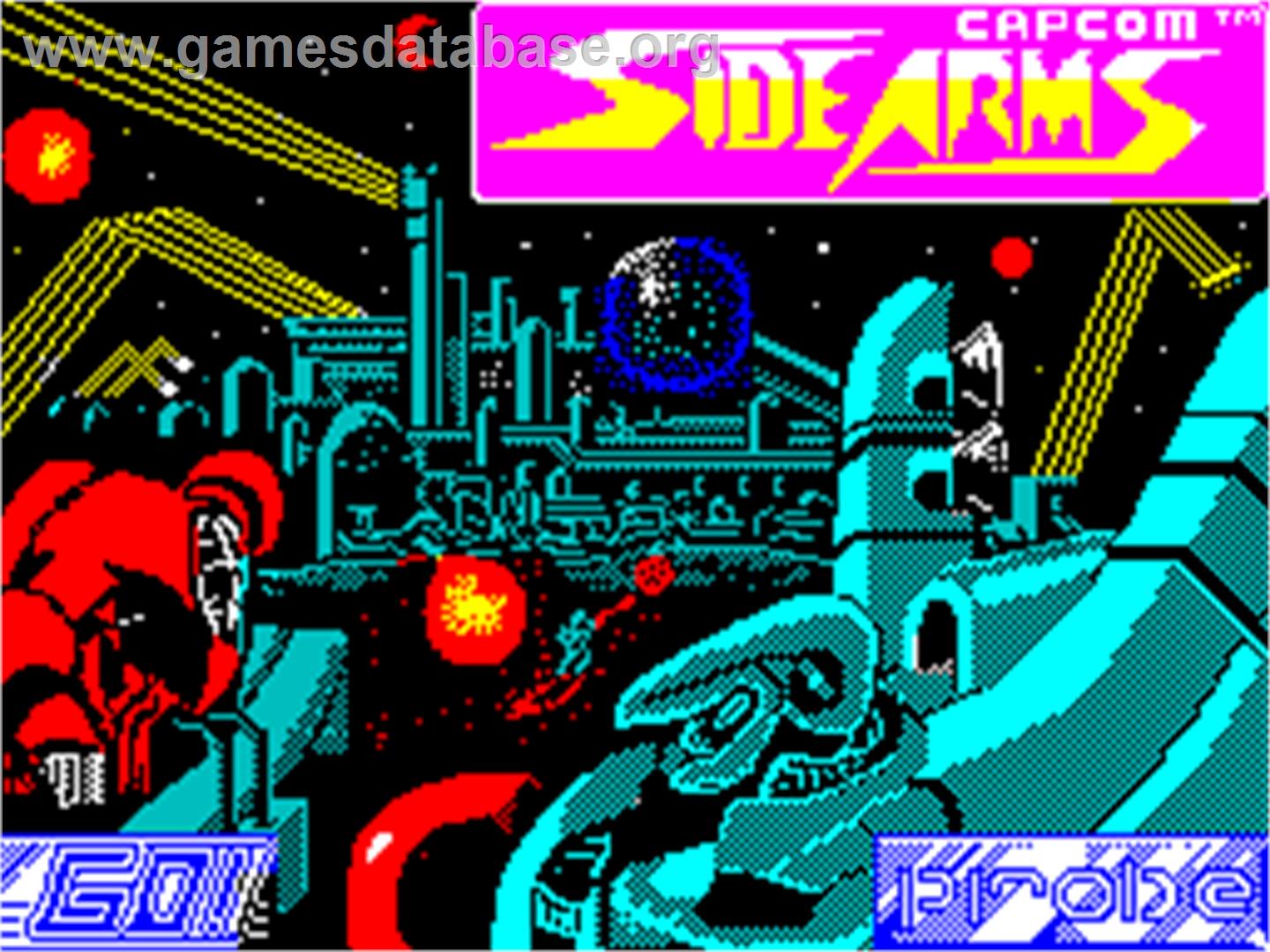 Live Ammo - Sinclair ZX Spectrum - Artwork - Title Screen