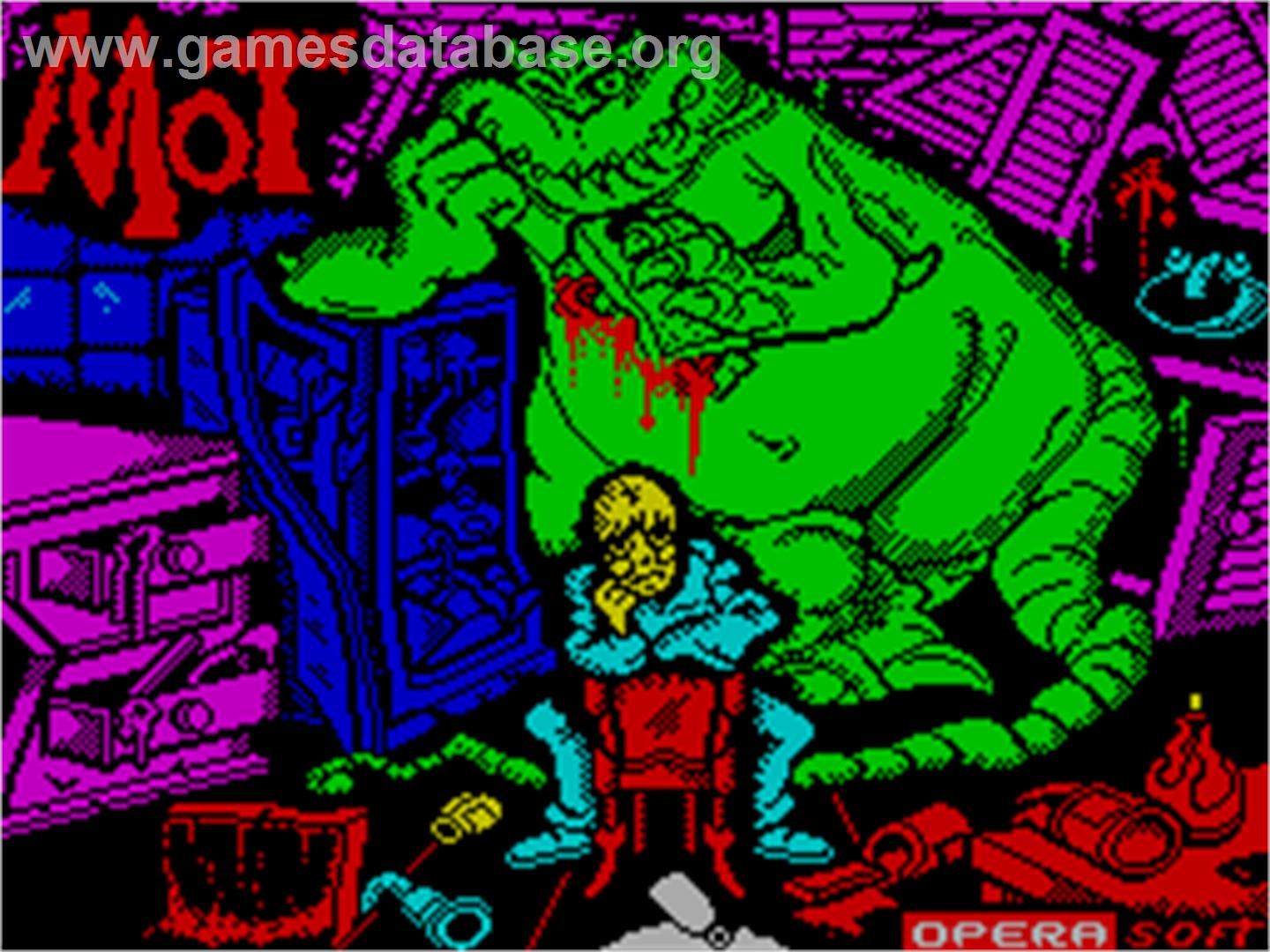 MOT - Sinclair ZX Spectrum - Artwork - Title Screen