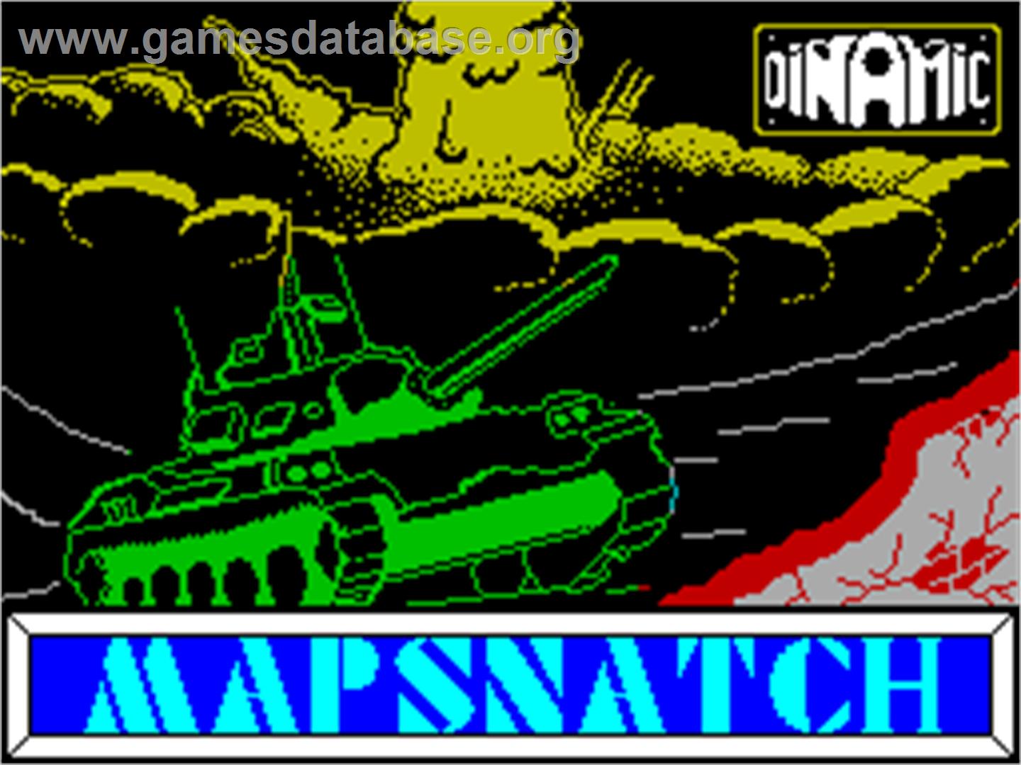Mapsnatch - Sinclair ZX Spectrum - Artwork - Title Screen