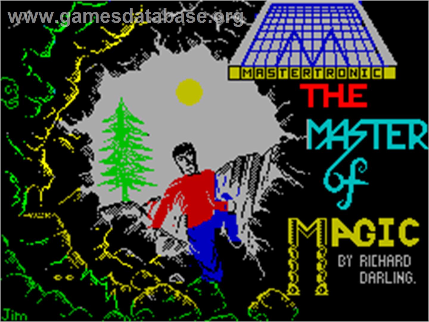 Master of Magic - Sinclair ZX Spectrum - Artwork - Title Screen