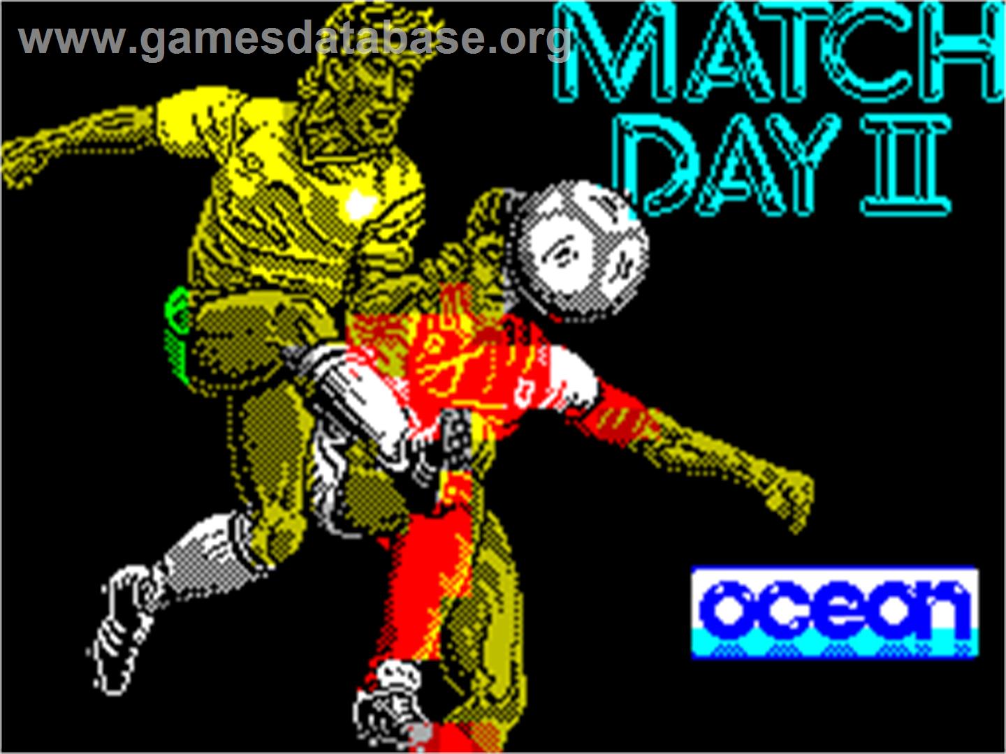 Match Day II - Sinclair ZX Spectrum - Artwork - Title Screen
