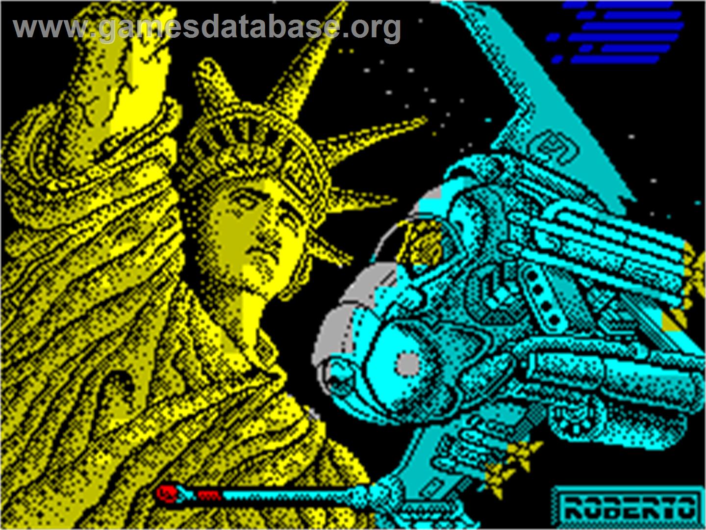 Meganova - Sinclair ZX Spectrum - Artwork - Title Screen