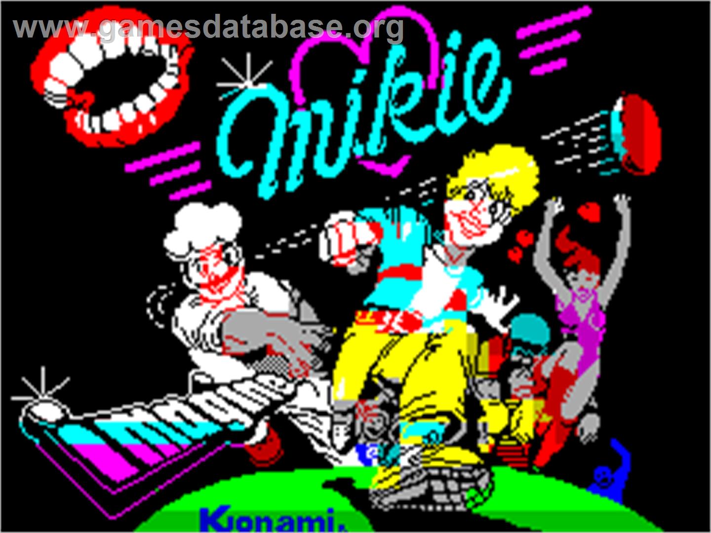 Mikie - Sinclair ZX Spectrum - Artwork - Title Screen