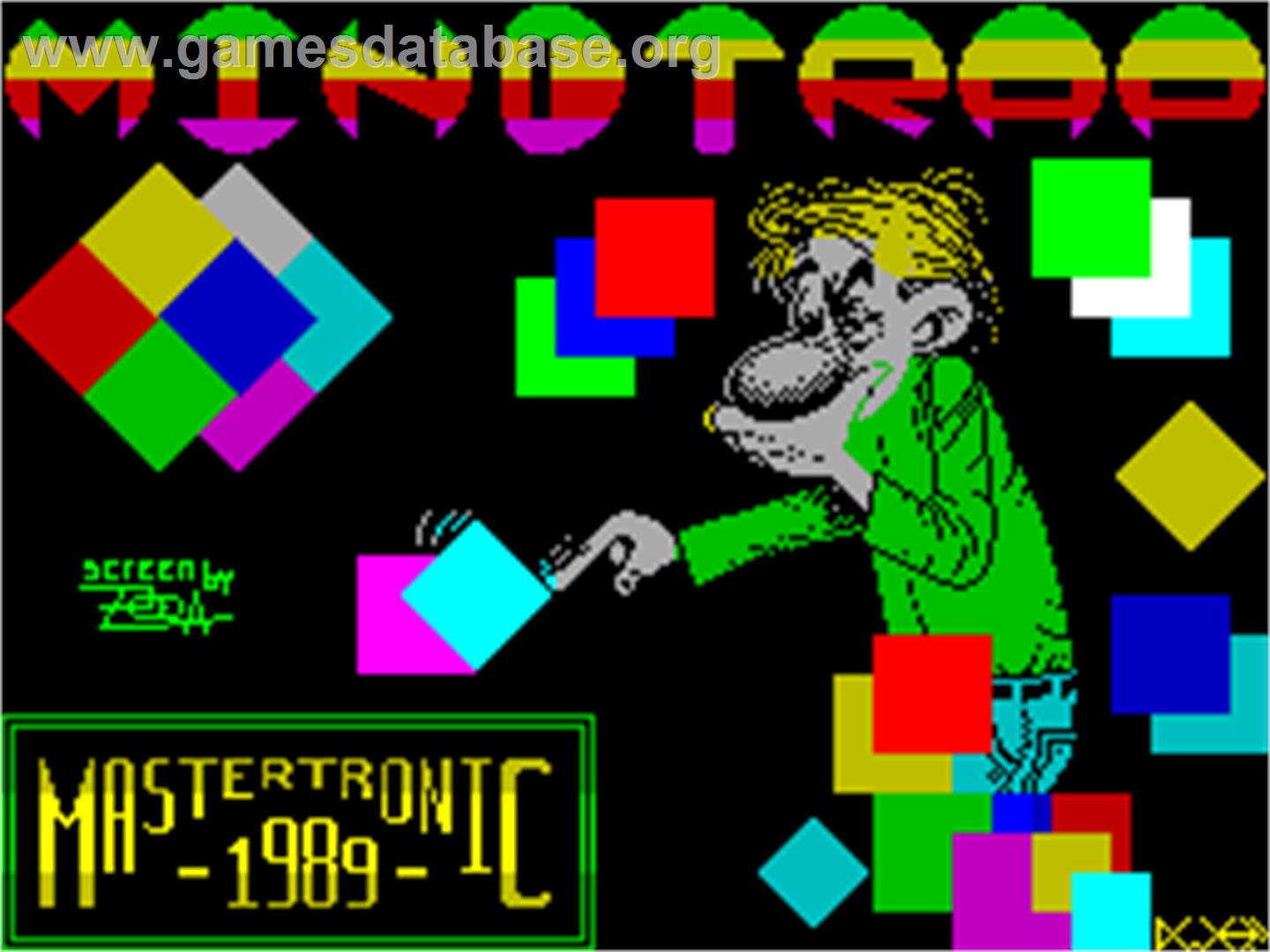 Mindtrap - Sinclair ZX Spectrum - Artwork - Title Screen