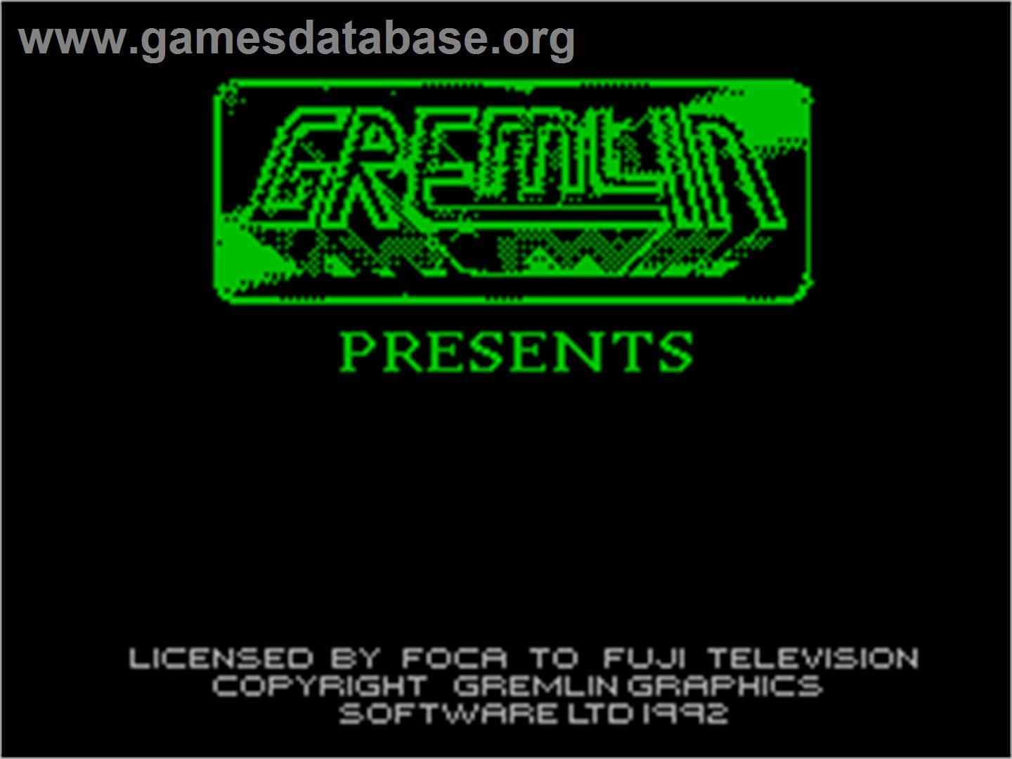 Nigel Mansell's World Championship - Sinclair ZX Spectrum - Artwork - Title Screen