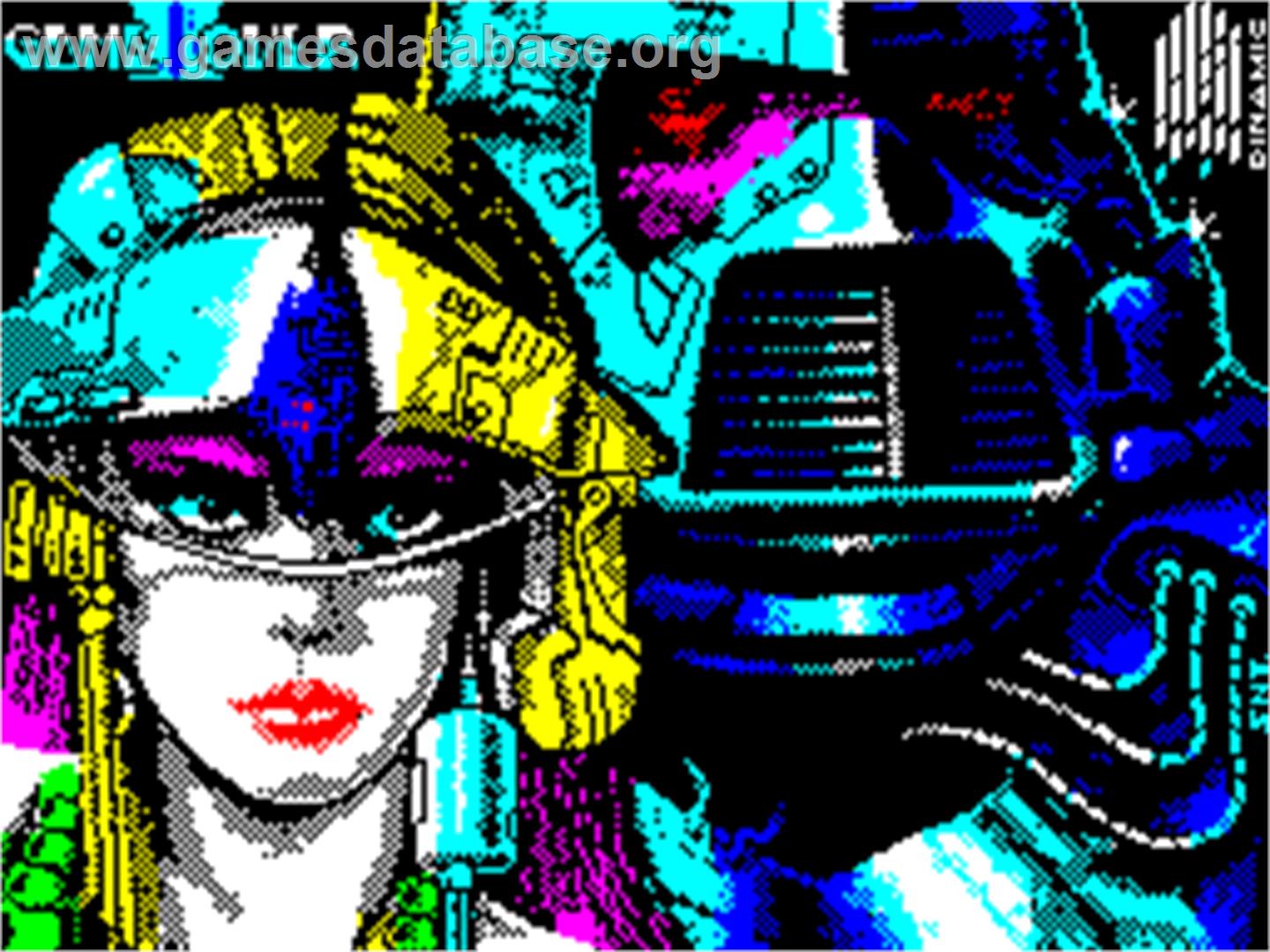 Phantis - Sinclair ZX Spectrum - Artwork - Title Screen