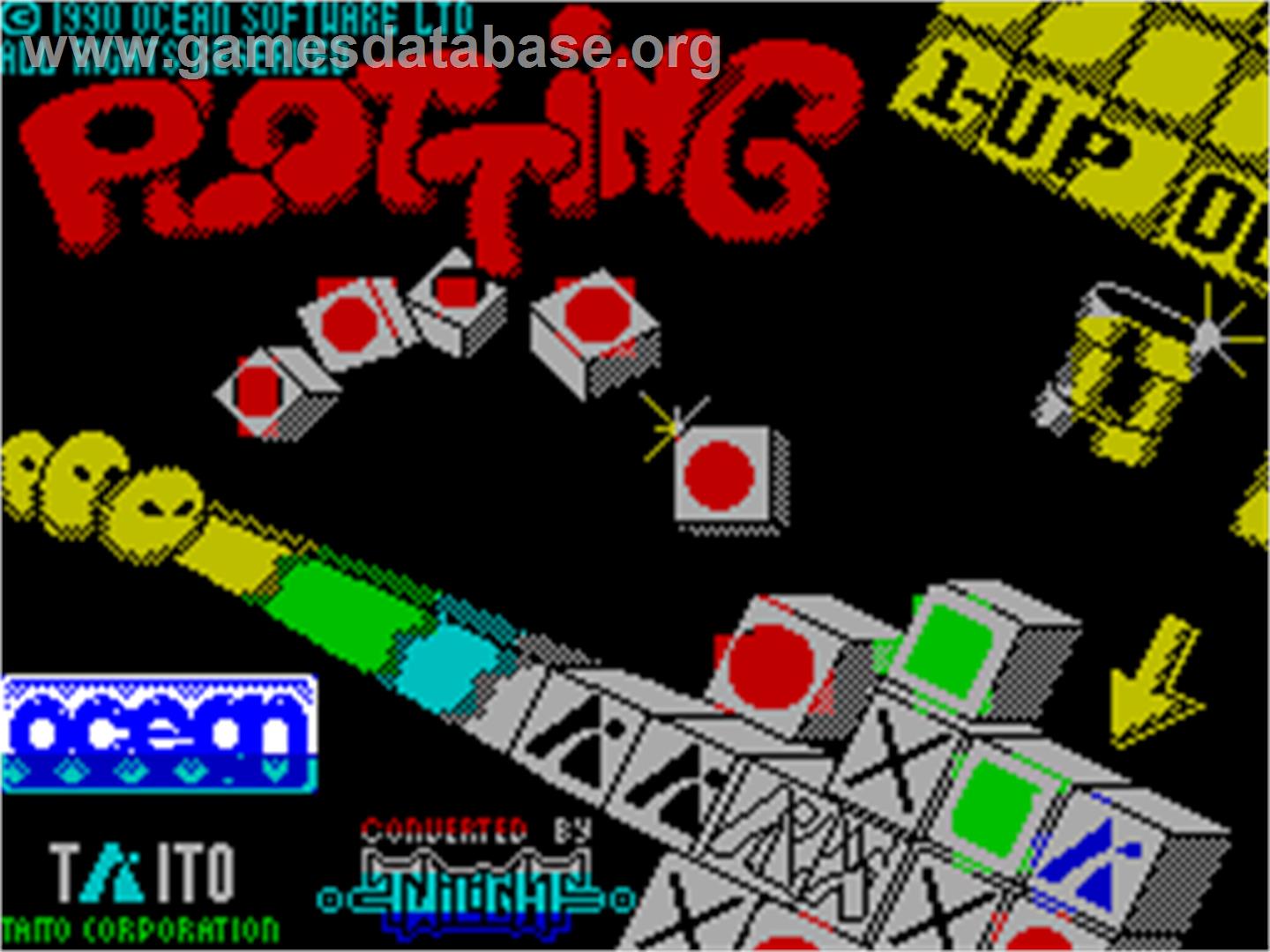 Plotting - Sinclair ZX Spectrum - Artwork - Title Screen