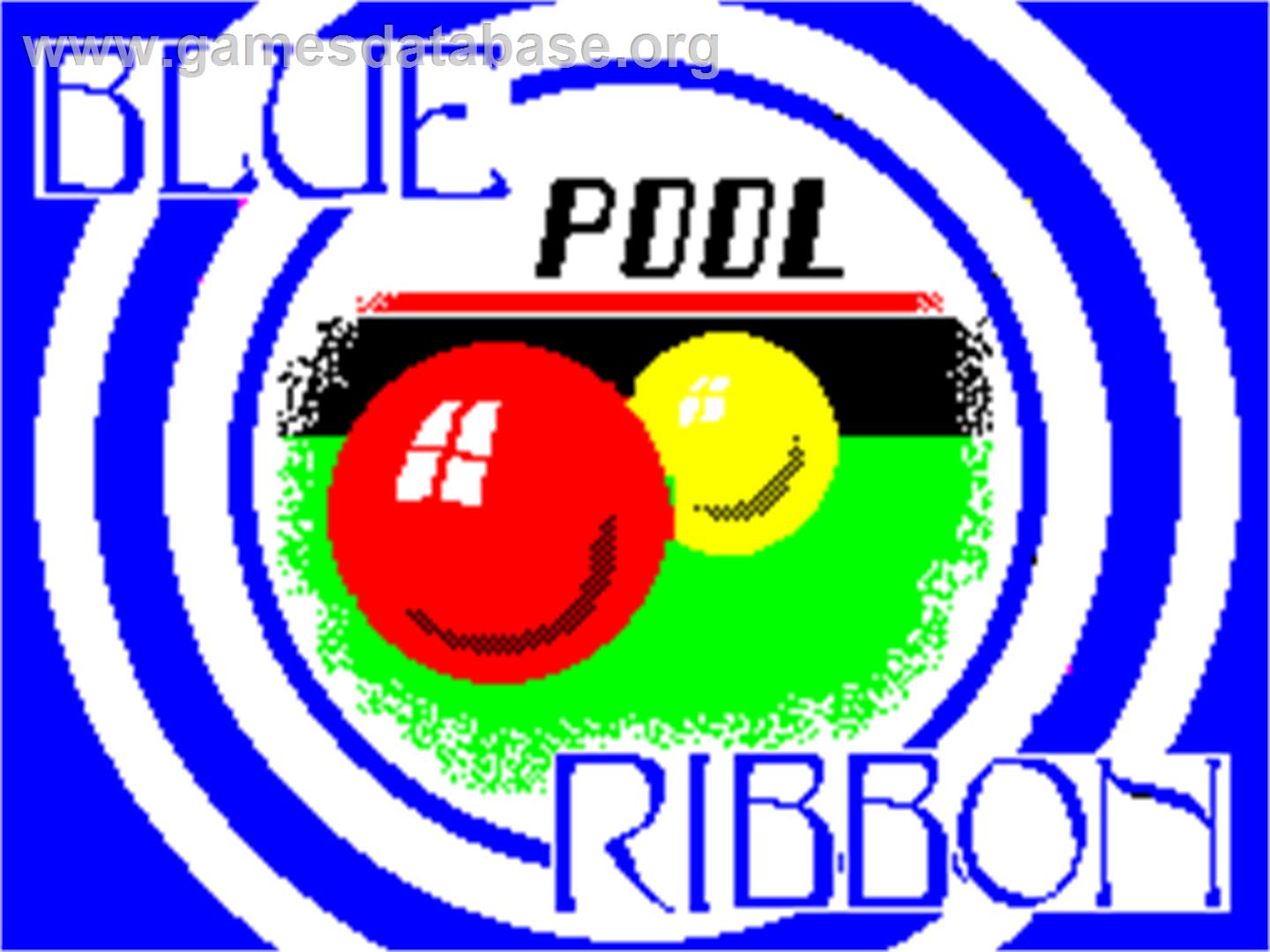 Pool - Sinclair ZX Spectrum - Artwork - Title Screen