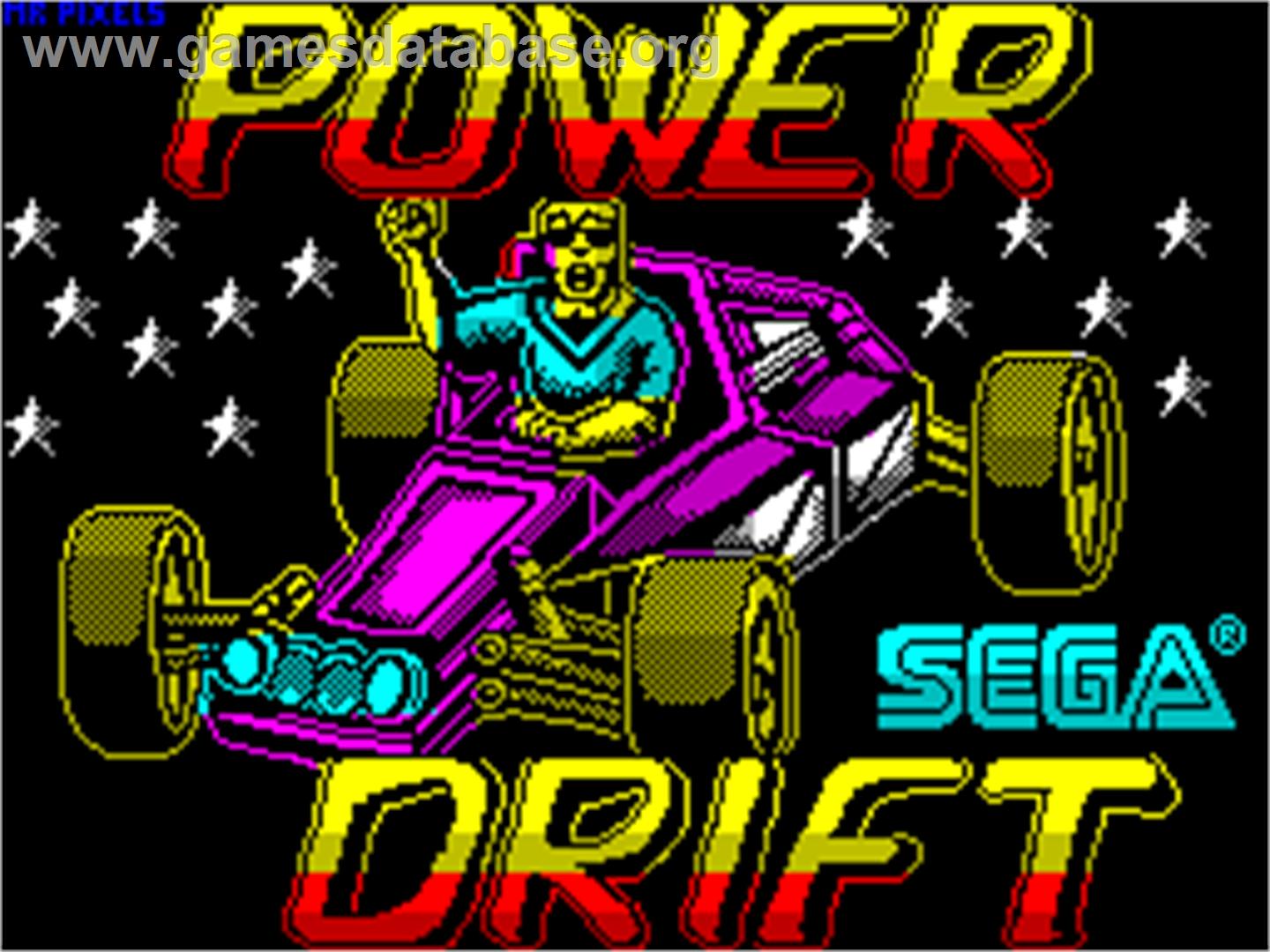 Power Drift - Sinclair ZX Spectrum - Artwork - Title Screen