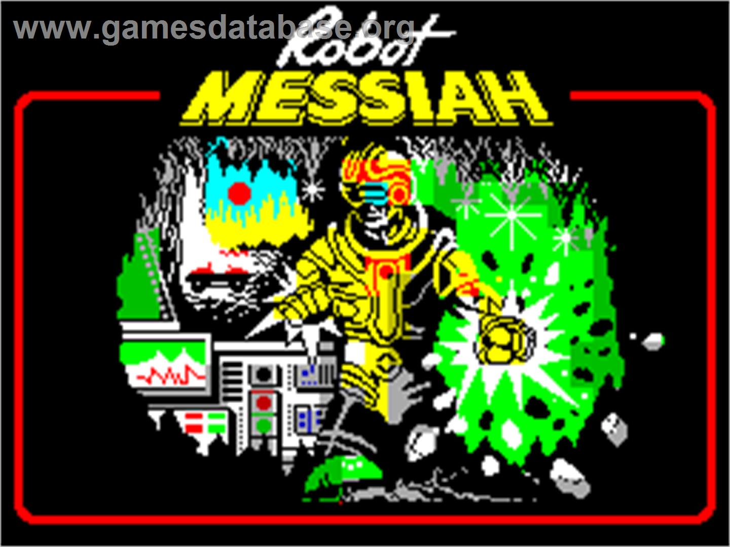 Robot Messiah - Sinclair ZX Spectrum - Artwork - Title Screen